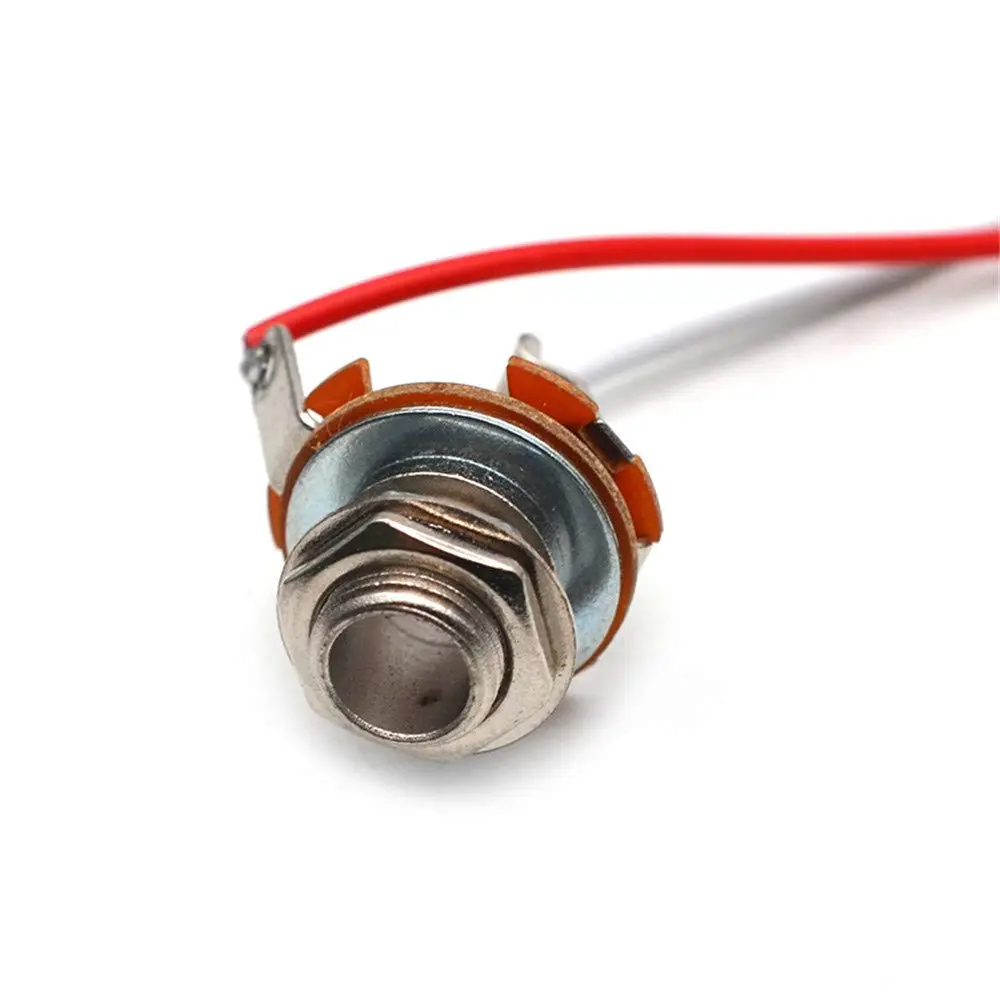 SAPHUE Guitar Wiring Harness Set Prewired 500K Big Pots 5 Way Switch with Black Knobs for Electric Guitar - view 6