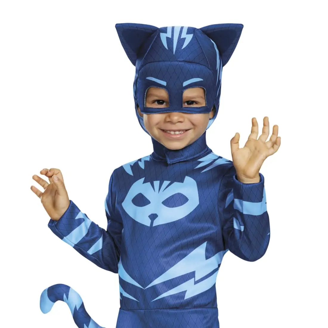 Disguise Catboy Costume for Kids, Official PJ Masks Costume Jumpsuit, Size (7-8) | Licensed & Comfortable - view 4