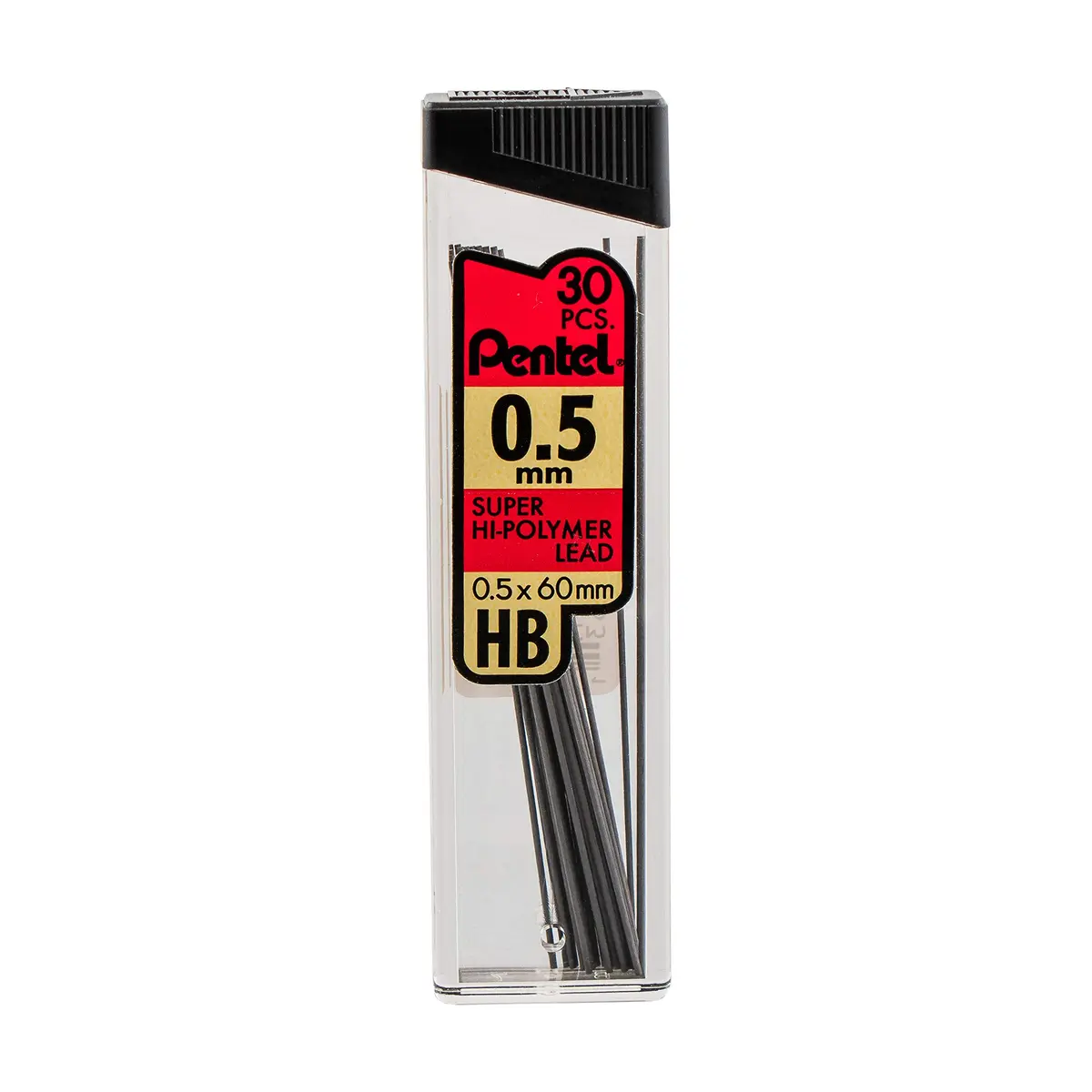 Pentel Super Hi-Polymer Refills 0.5mm HB | Industry Standard Lead Refill for Mechanical Pencils - view 2