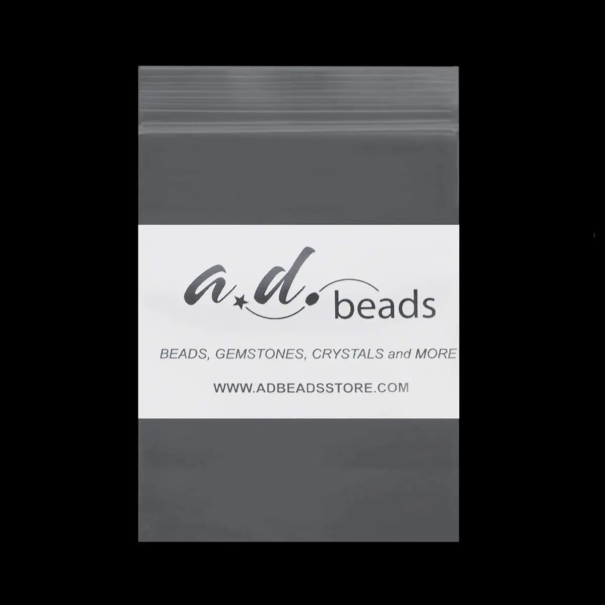AD Beads Natural Gemstone Beads 4mm | Black Onyx Round Jewelry Craft Beads - view 7