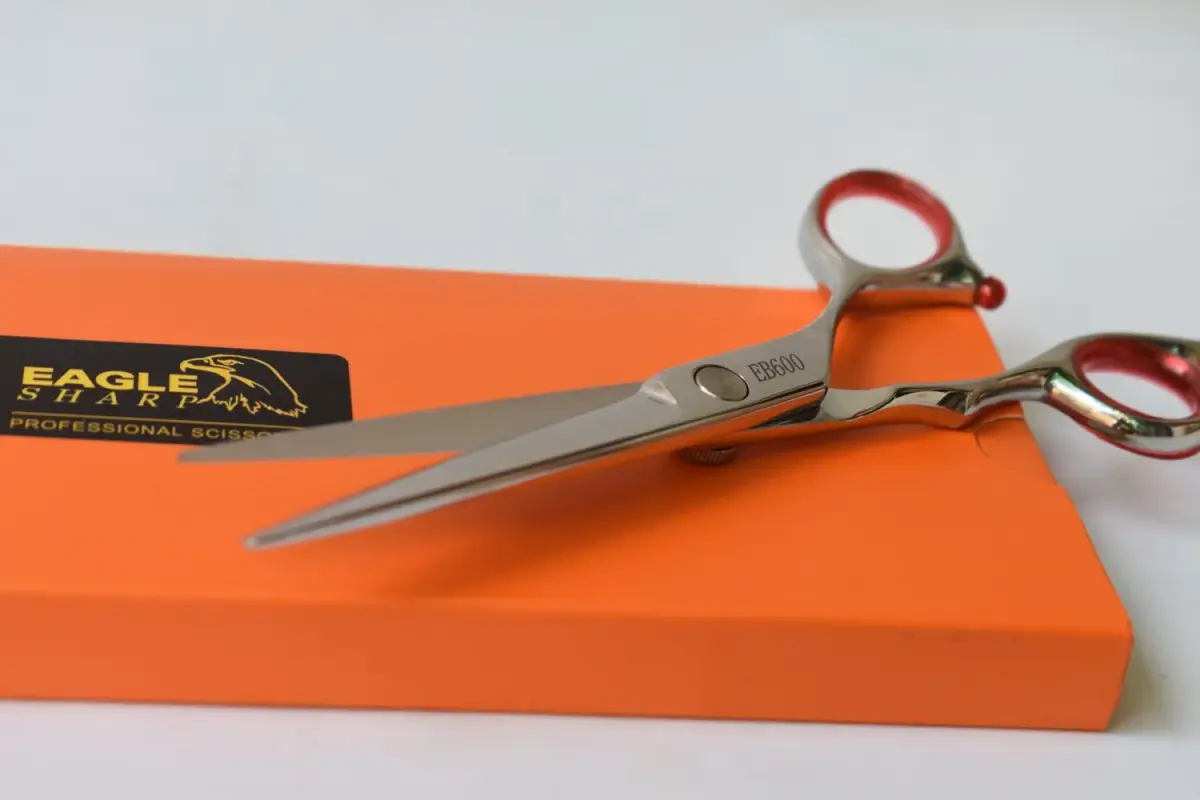 EAGLE SHARP Professional Hair Cutting Shears 5.5 Inch | Convex Edge Japanese 440C Stainless Steel - view 5