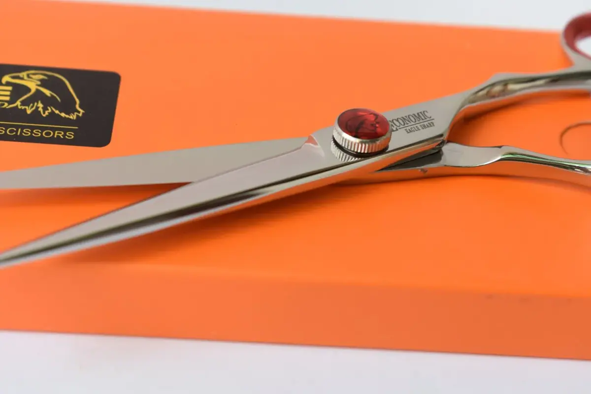 EAGLE SHARP Professional Hair Cutting Shears 5.5 Inch | Convex Edge Japanese 440C Stainless Steel - view 6