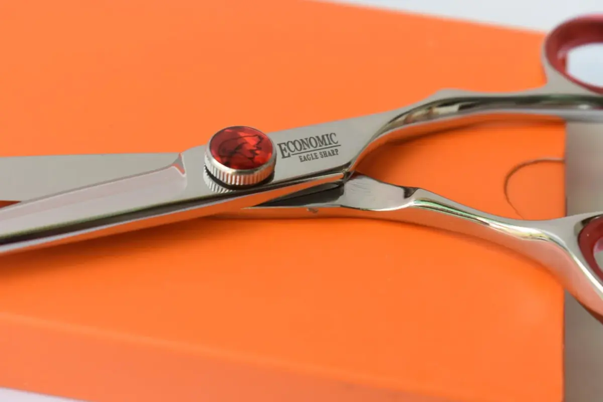 EAGLE SHARP Professional Hair Cutting Shears 5.5 Inch | Convex Edge Japanese 440C Stainless Steel - view 7