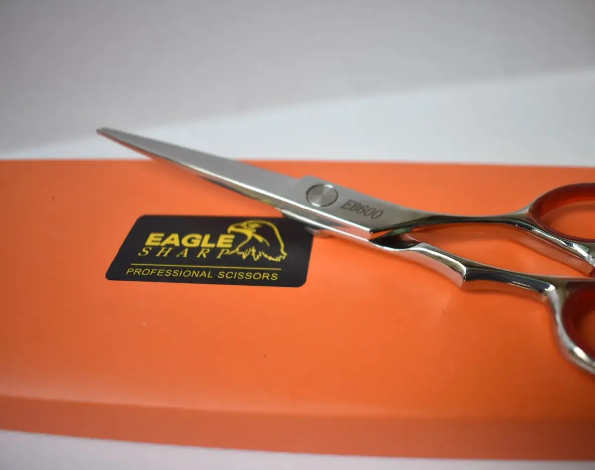 EAGLE SHARP Professional Hair Cutting Shears 5.5 Inch | Convex Edge Japanese 440C Stainless Steel - view 8