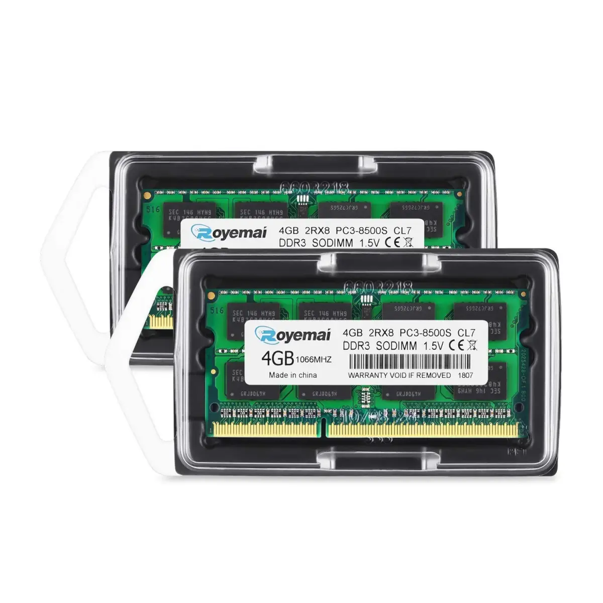 D DUOMEIQI DDR3 1066MHz 8GB (2x4GB) Sodimm RAM | Compatible with MacBook, iMac, Mac mini - view 6