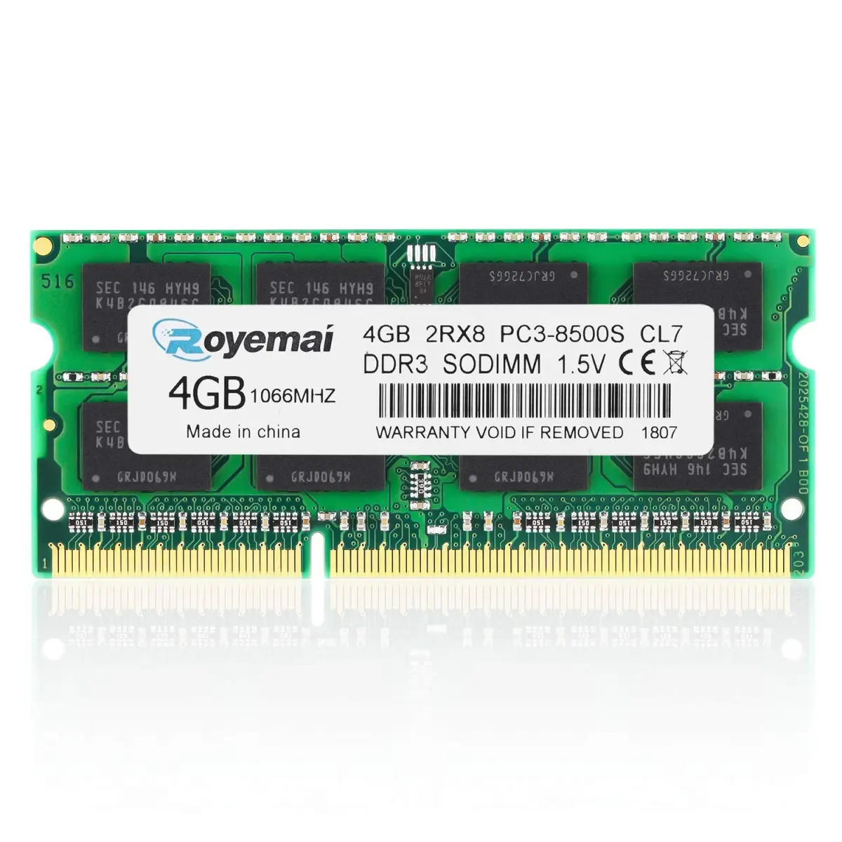 D DUOMEIQI DDR3 1066MHz 8GB (2x4GB) Sodimm RAM | Compatible with MacBook, iMac, Mac mini - view 2