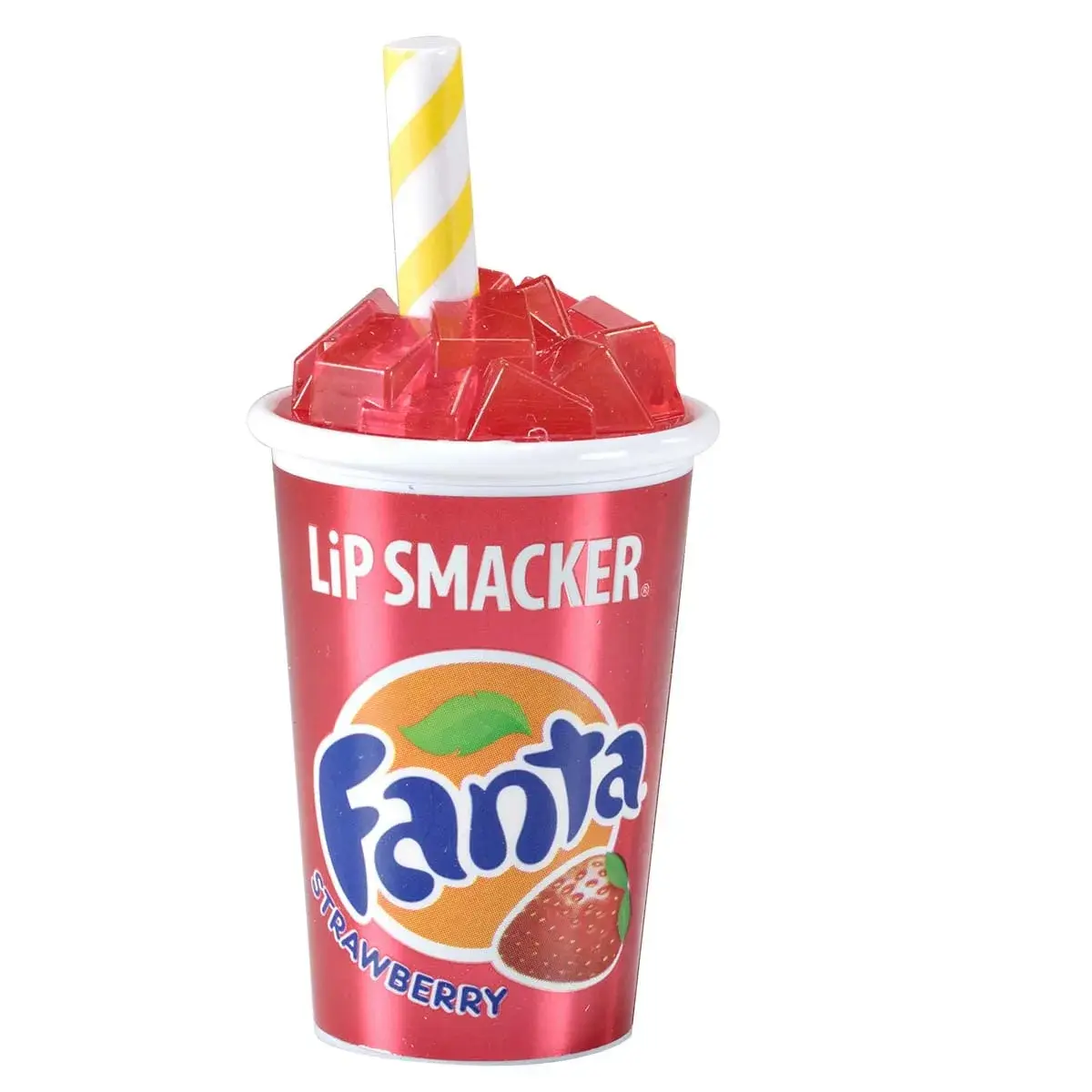 Lip Smacker Strawberry Fanta Coca-Cola Lip Balm 0.26 oz (7.4g) | Hydrating & Flavorful - main product image