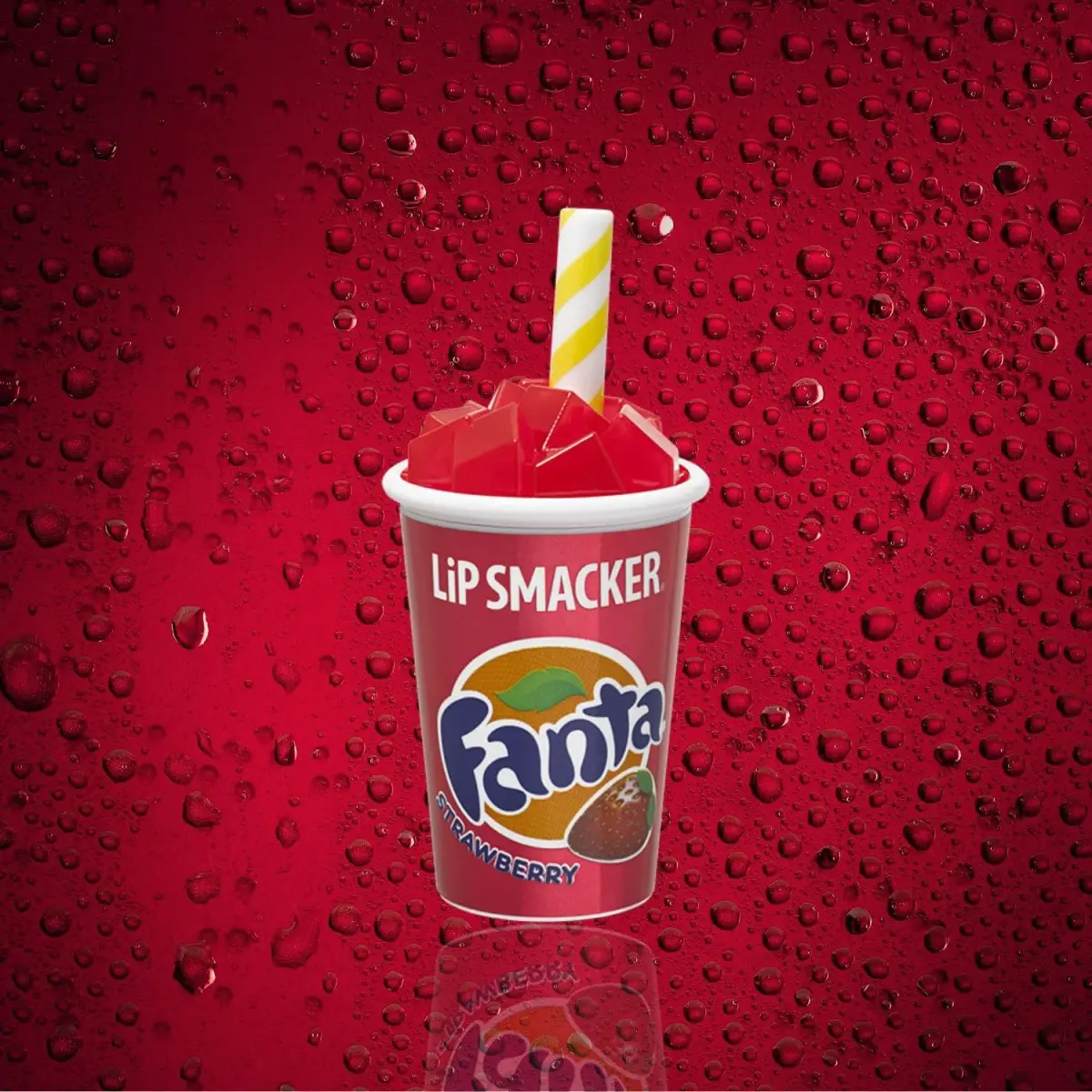 Lip Smacker Strawberry Fanta Coca-Cola Lip Balm 0.26 oz (7.4g) | Hydrating & Flavorful - view 7
