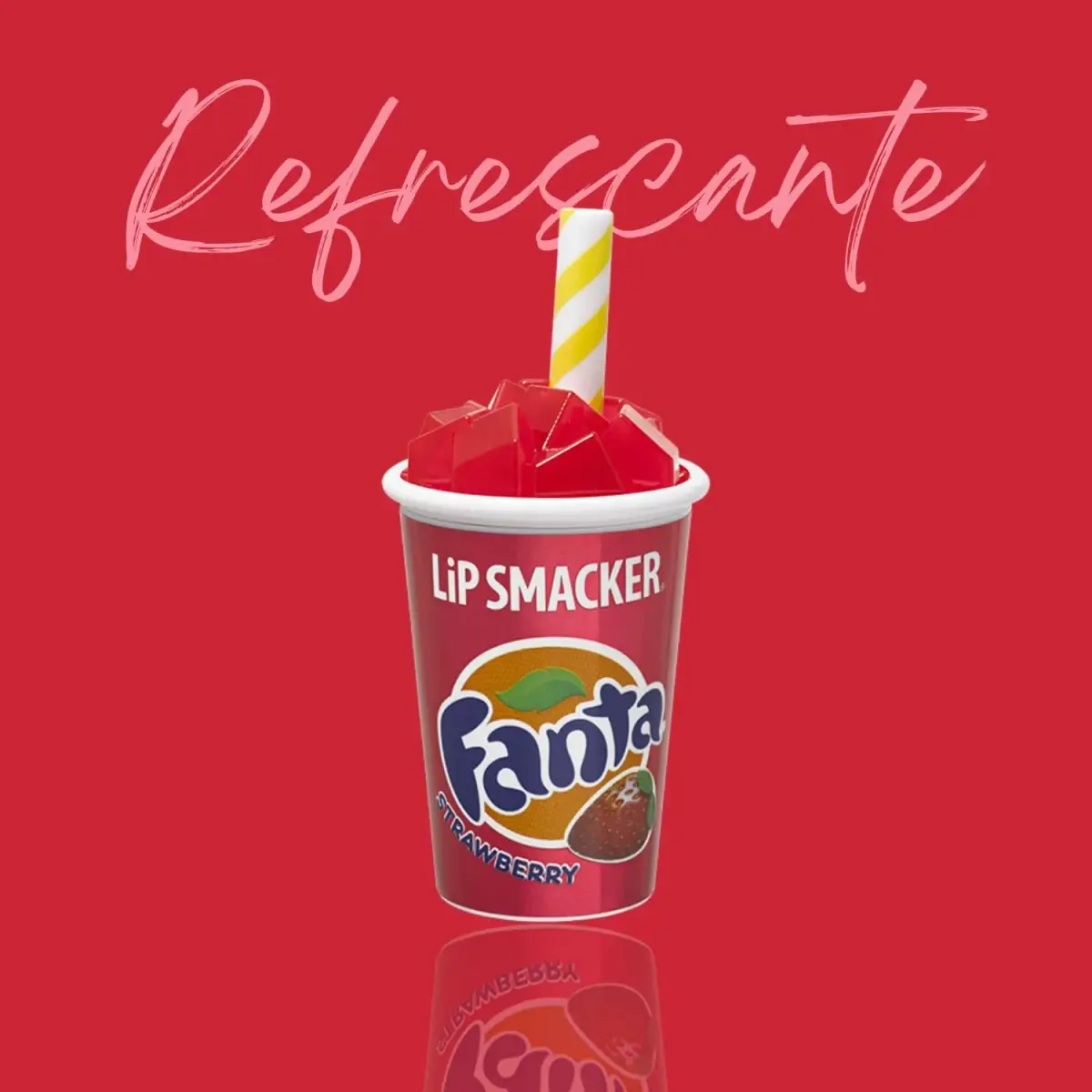 Lip Smacker Strawberry Fanta Coca-Cola Lip Balm 0.26 oz (7.4g) | Hydrating & Flavorful - view 8