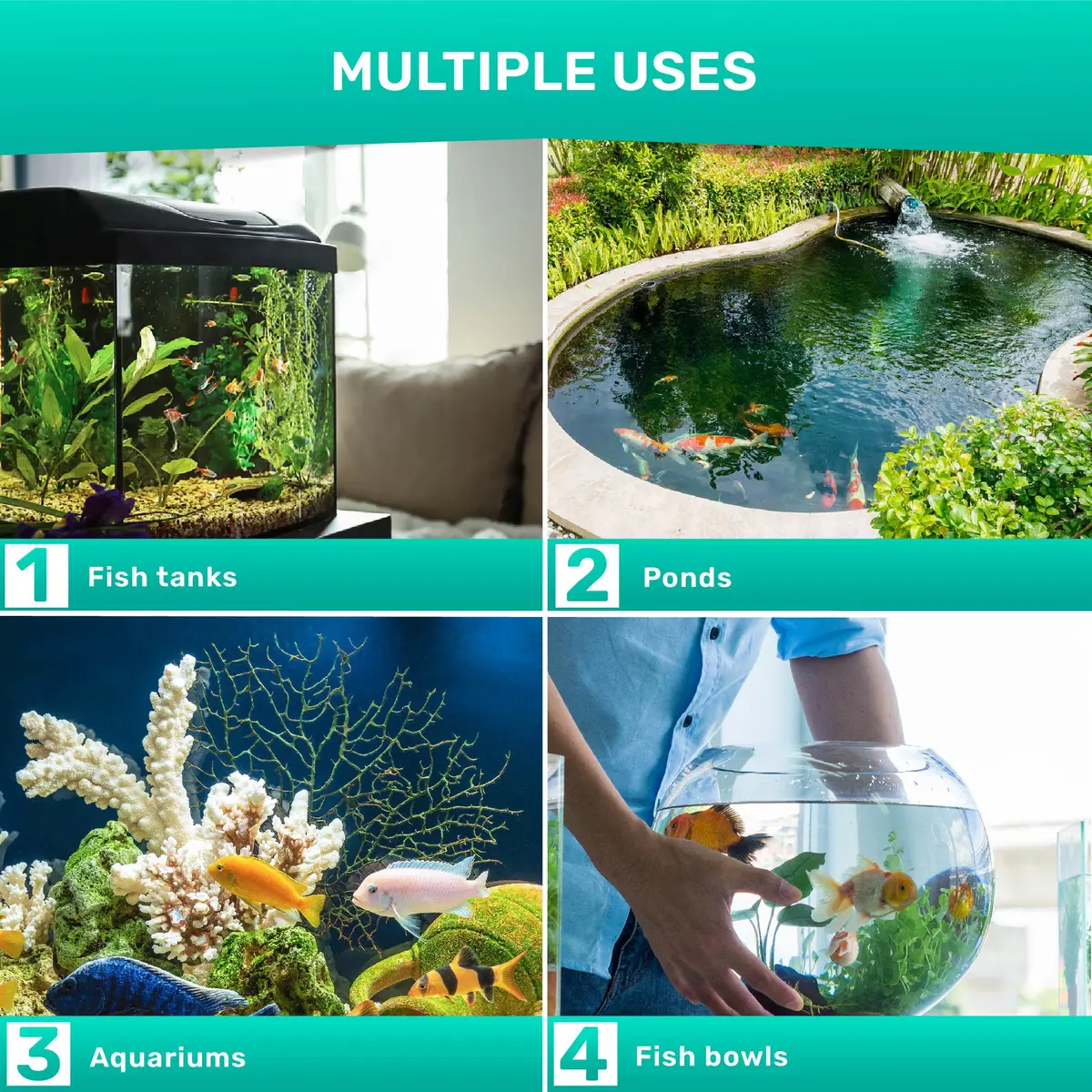 JNW Direct 9-in-1 Aquarium Test Strips - 100 Count | Freshwater & Saltwater Water Quality Testing - view 5