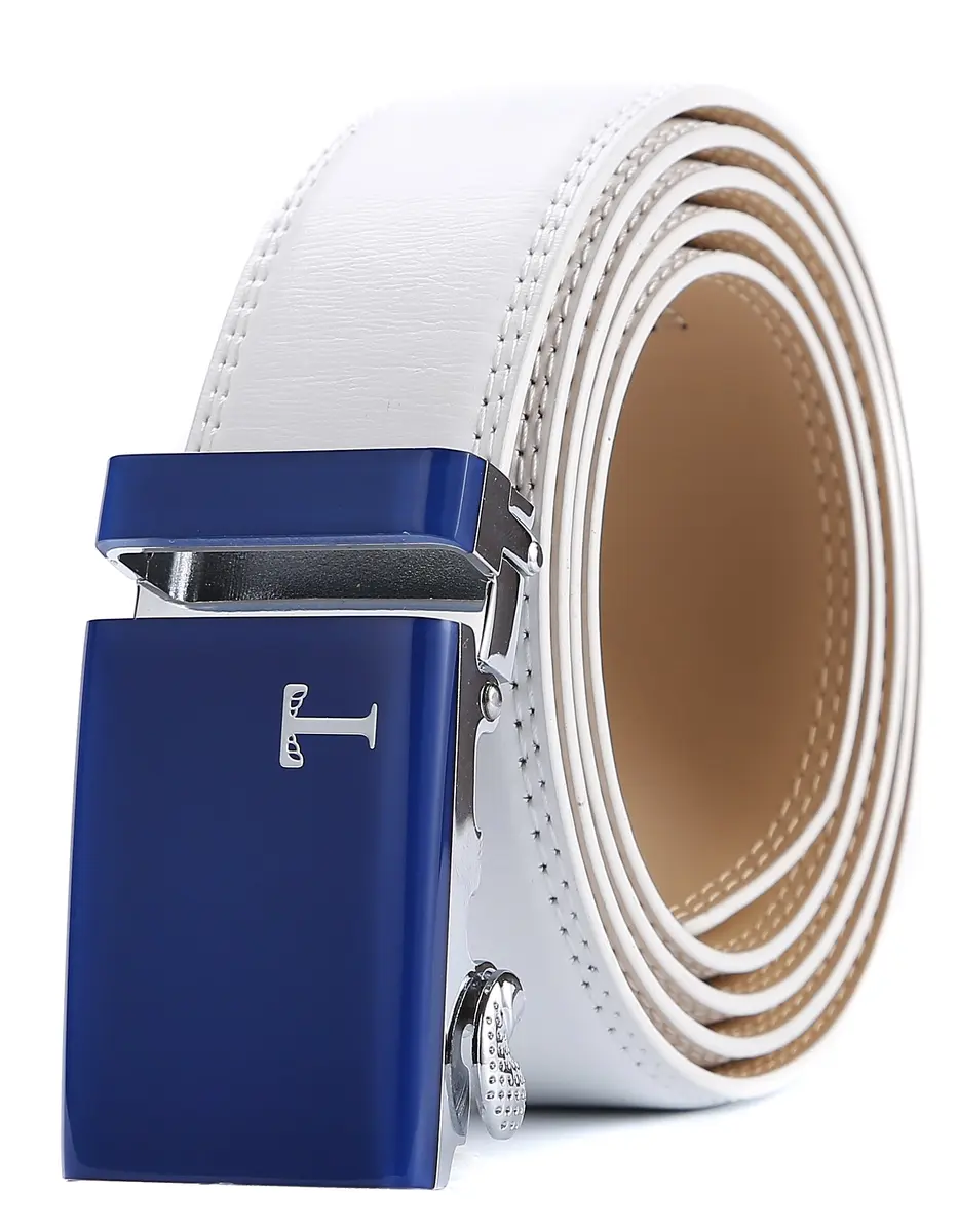 Tonywell Leather Ratchet Belt 32"-45" | Adjustable, Genuine Leather, Automatic Buckle - main product image