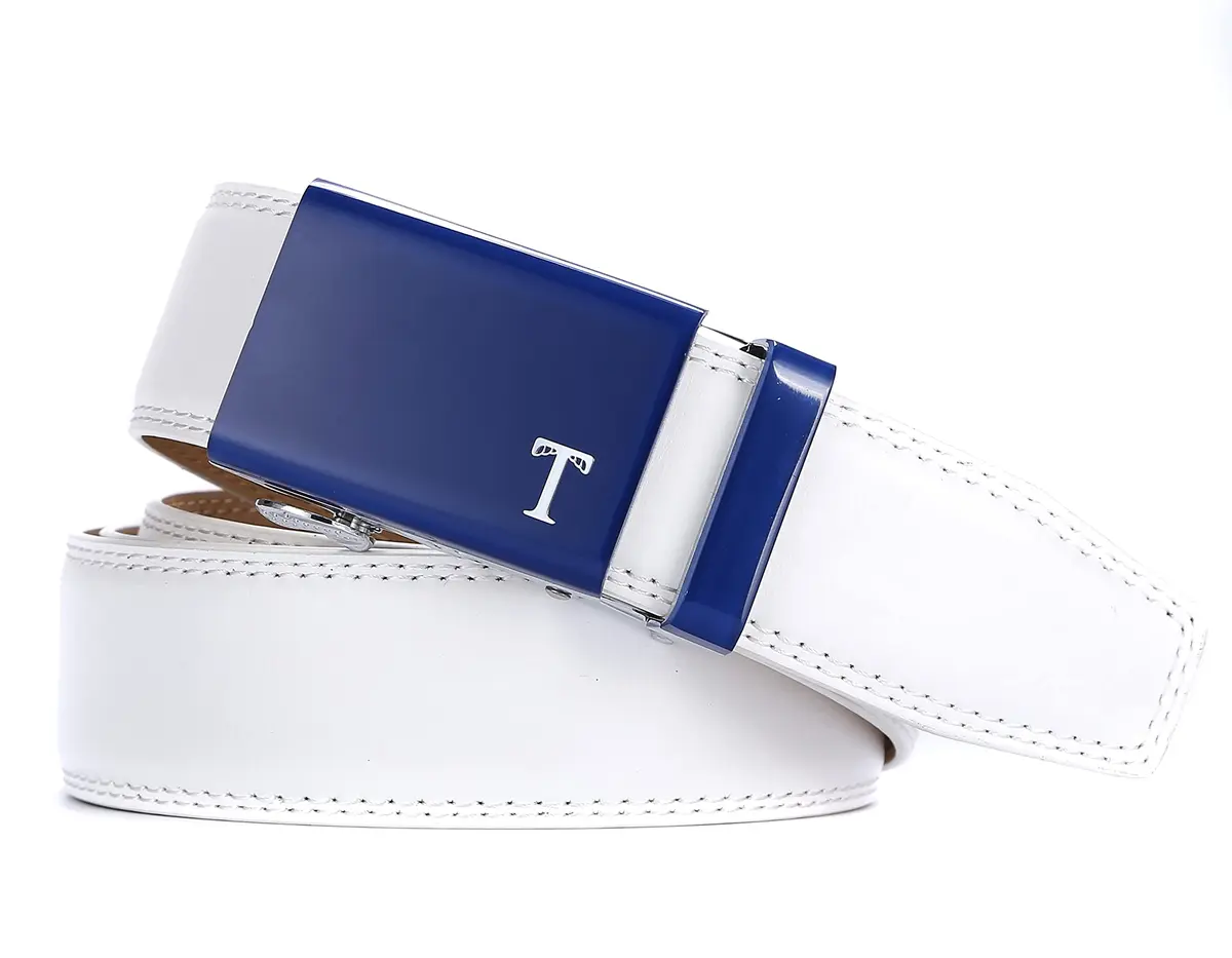 Tonywell Leather Ratchet Belt 32"-45" | Adjustable, Genuine Leather, Automatic Buckle - view 2