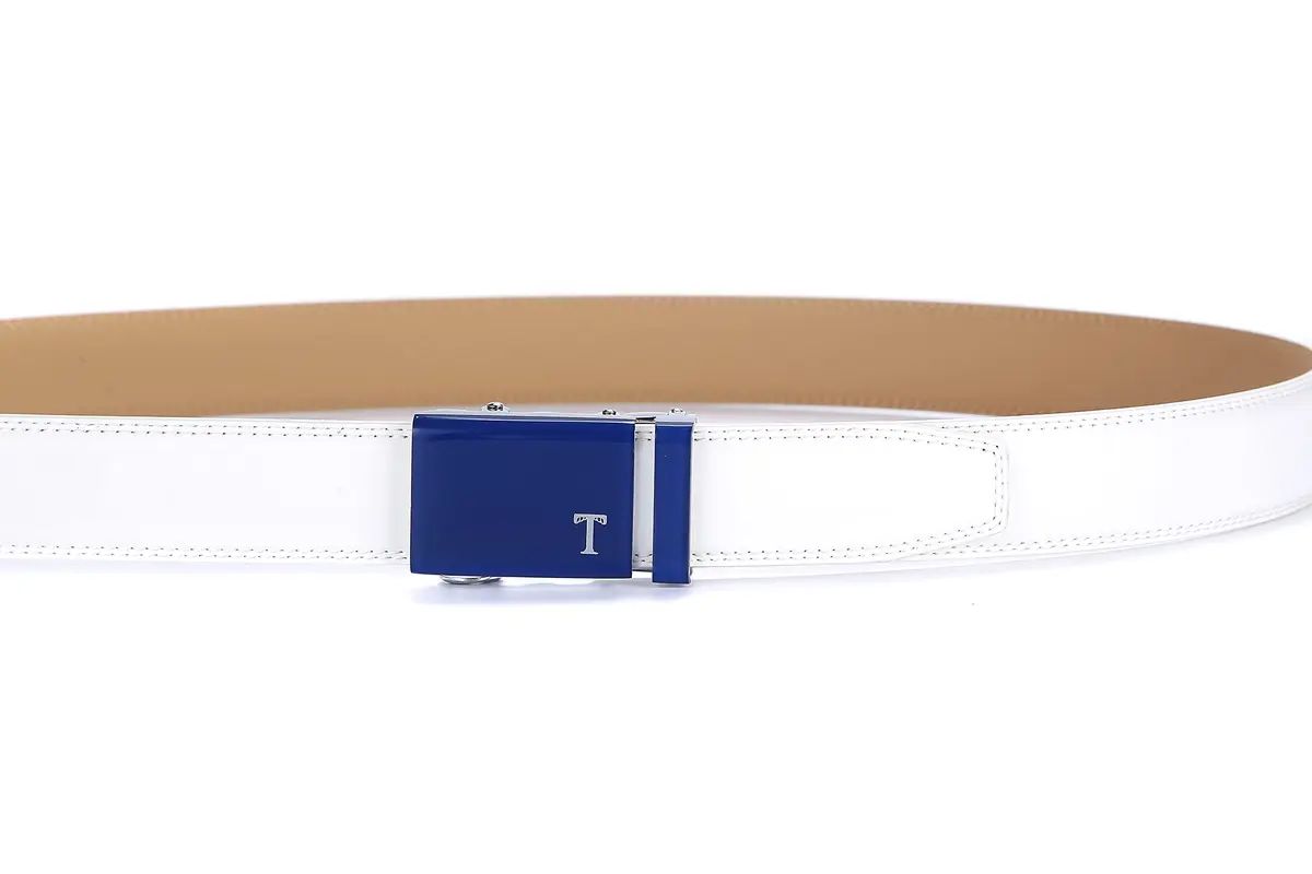 Tonywell Leather Ratchet Belt 32"-45" | Adjustable, Genuine Leather, Automatic Buckle - view 3