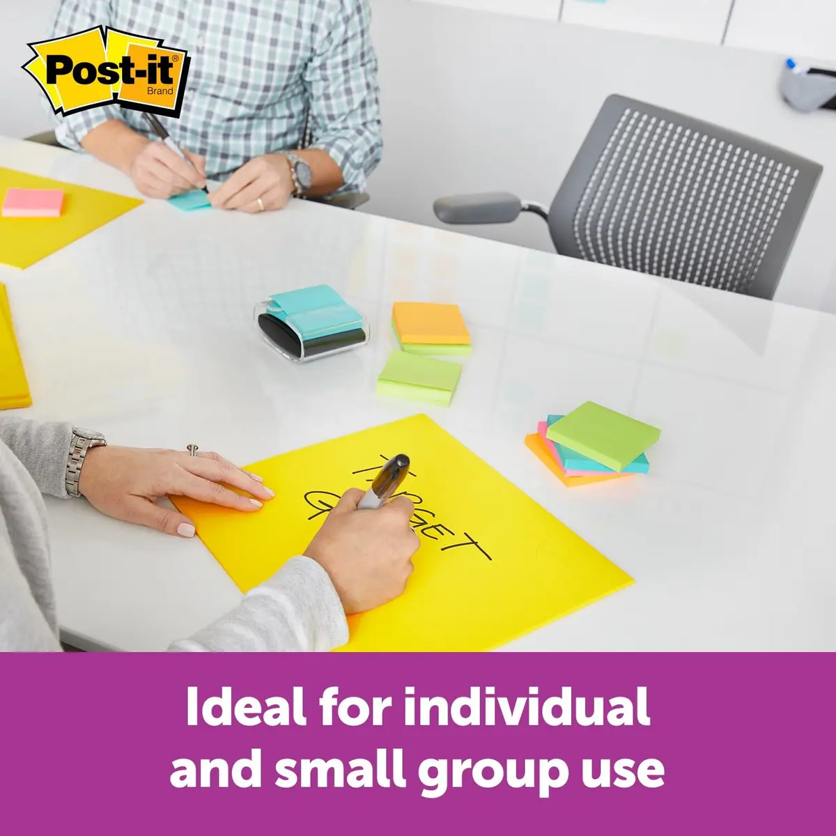 Post-it Super Sticky Big Notes 11 x 11 in. (28 x 28 cm) Yellow | Vision Board & Brainstorming Tool - view 5