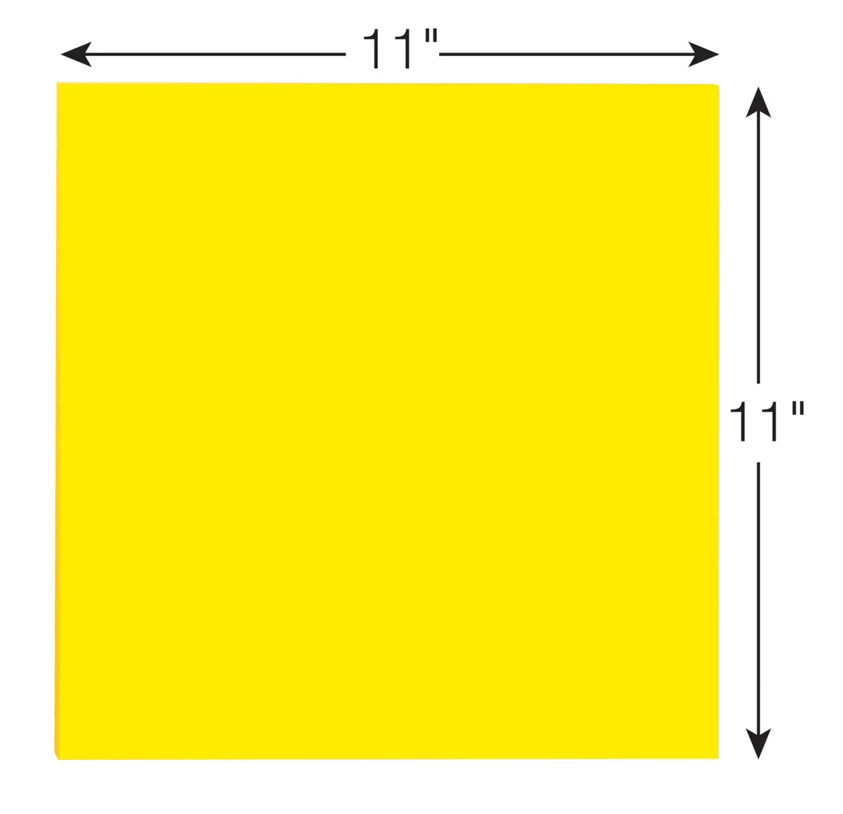 Post-it Super Sticky Big Notes 11 x 11 in. (28 x 28 cm) Yellow | Vision Board & Brainstorming Tool - view 7