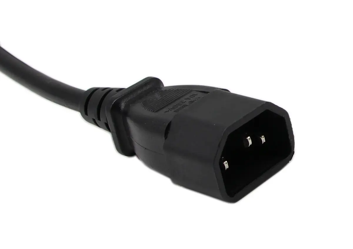 Cerrxian IEC 320 C14 16cm 90° C13 Female to C14 Male Power Extension Cord - view 6