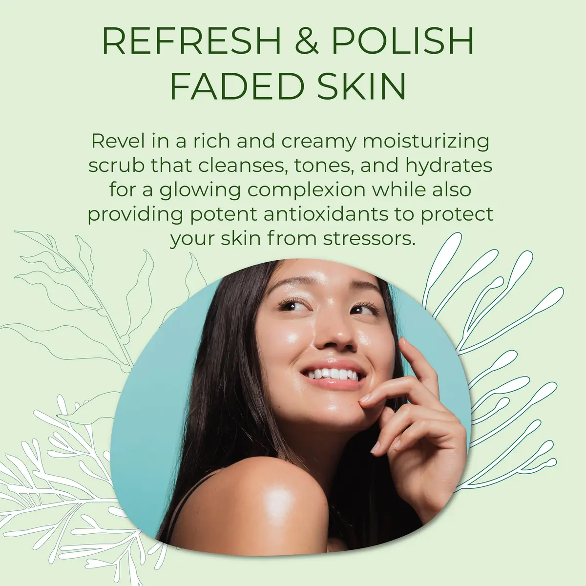 Sea-El Coconut Kiwi Exfoliating Face Scrub 4 Oz | Hydrating, Calming & Purifying - view 2