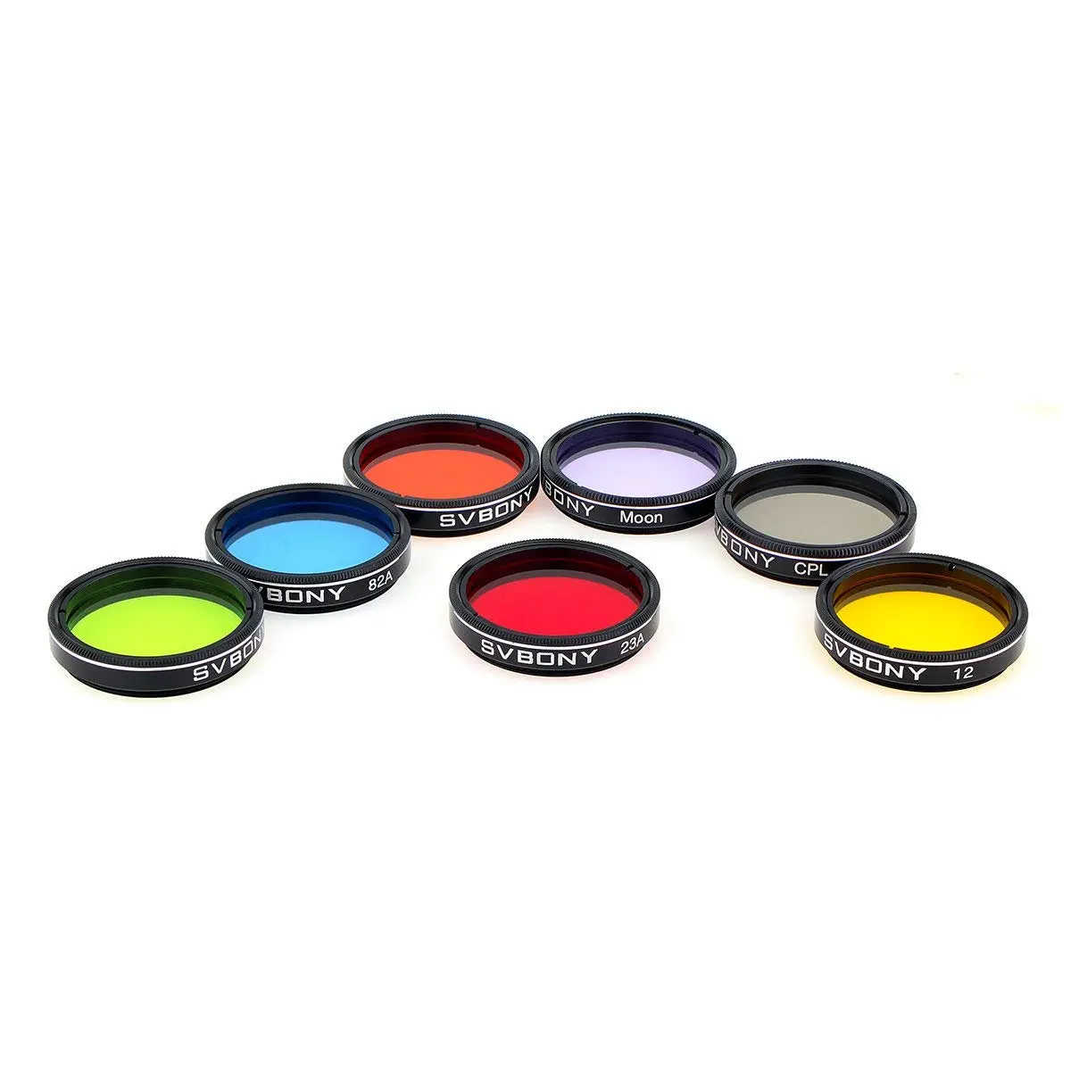 SVBONY Telescope Filters 1.25" Moon, CPL, Five Color Filter Kit(7PCS) | Multi-Coated Optical Glass for Astronomy - view 2
