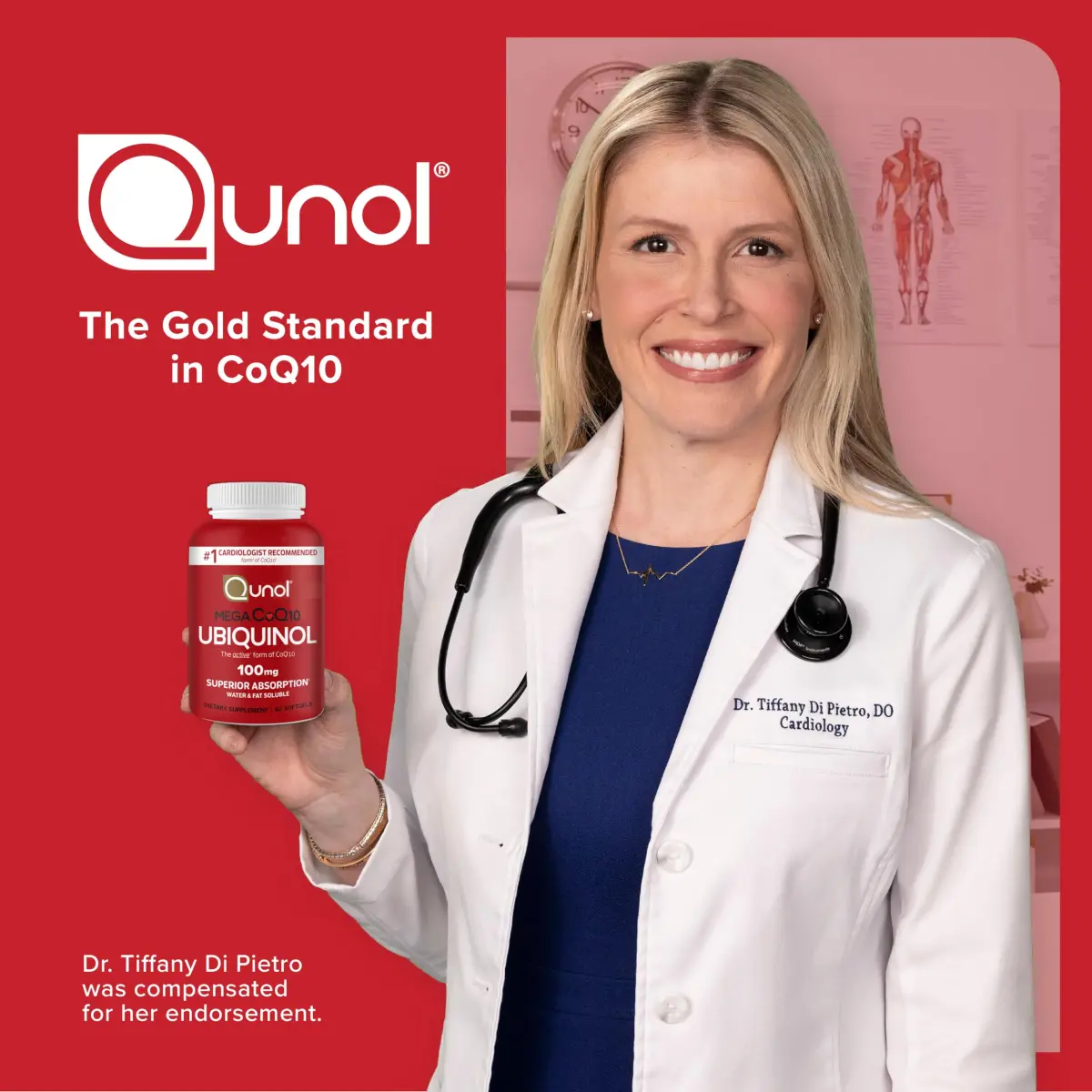 Qunol Mega Ubiquinol CoQ10 100mg Softgels (100 Count) | Superior Absorption for Heart Health - view 7