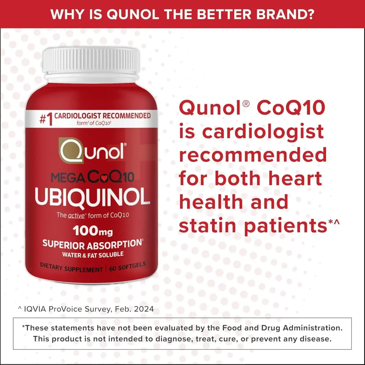 Qunol Mega Ubiquinol CoQ10 100mg Softgels (100 Count) | Superior Absorption for Heart Health - view 3