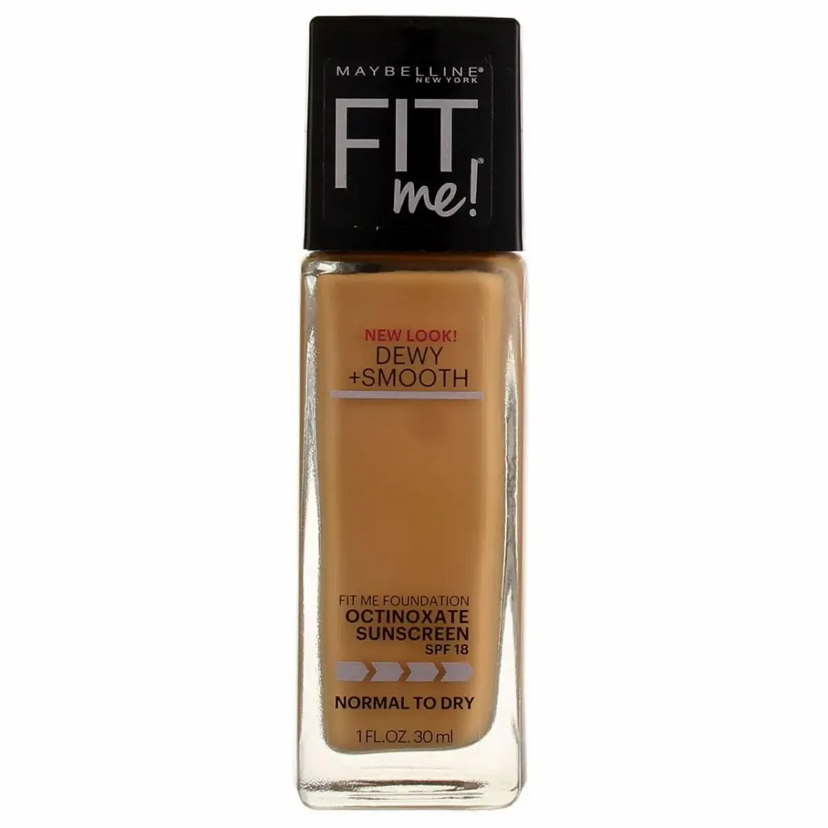 Maybelline Fit Me Dewy + Smooth Foundation, Golden Beige, 1 fl. oz. - Hydrating Luminous Finish - view 2