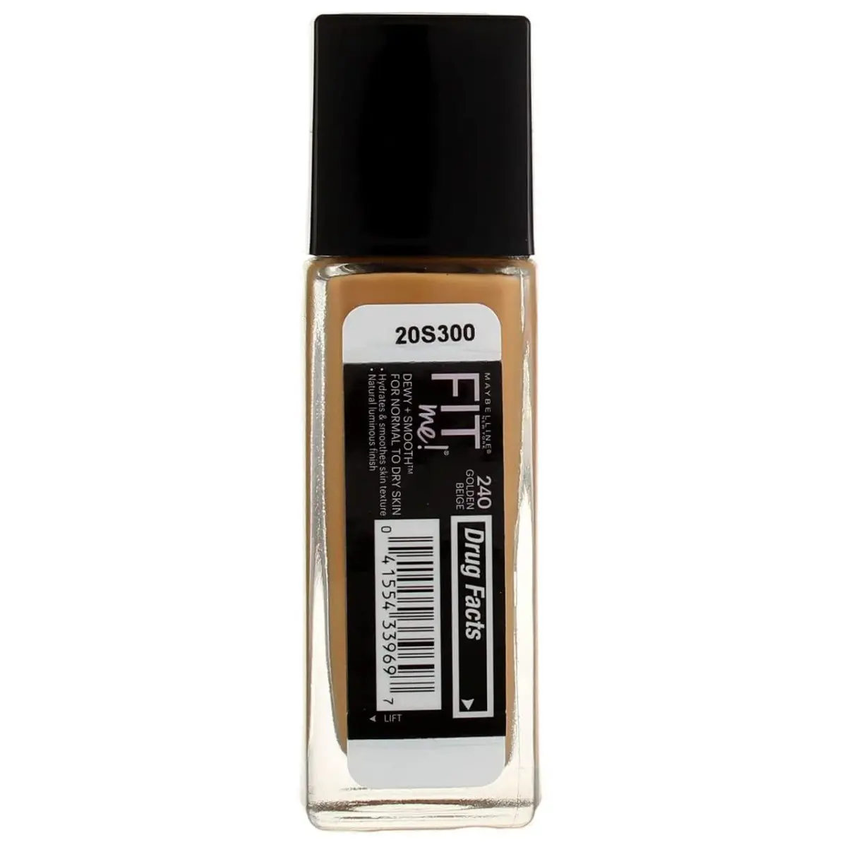 Maybelline Fit Me Dewy + Smooth Foundation, Golden Beige, 1 fl. oz. - Hydrating Luminous Finish - view 3
