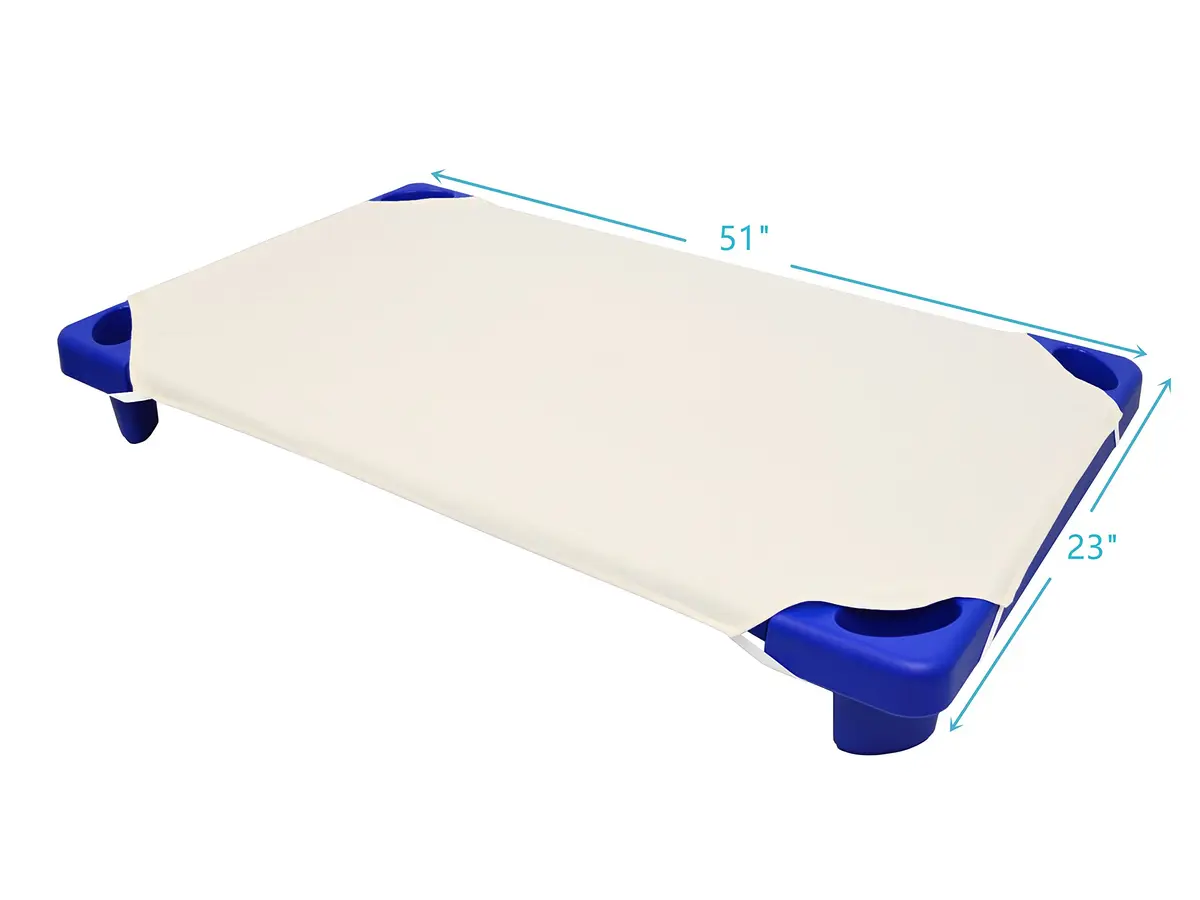 American Baby Company Fitted Sheet 23" x 51" | Soft & Breathable Cotton Percale for Daycare - view 2