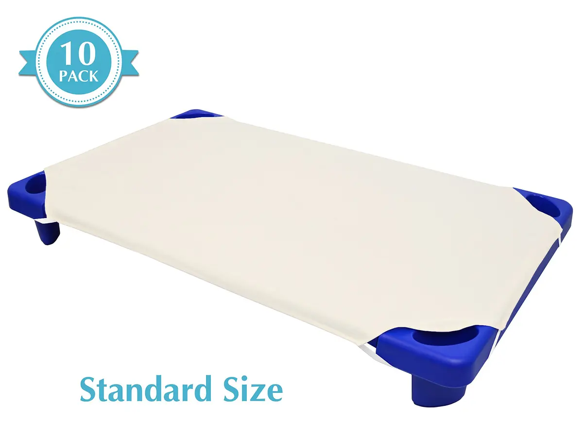 American Baby Company Fitted Sheet 23" x 51" | Soft & Breathable Cotton Percale for Daycare - view 4