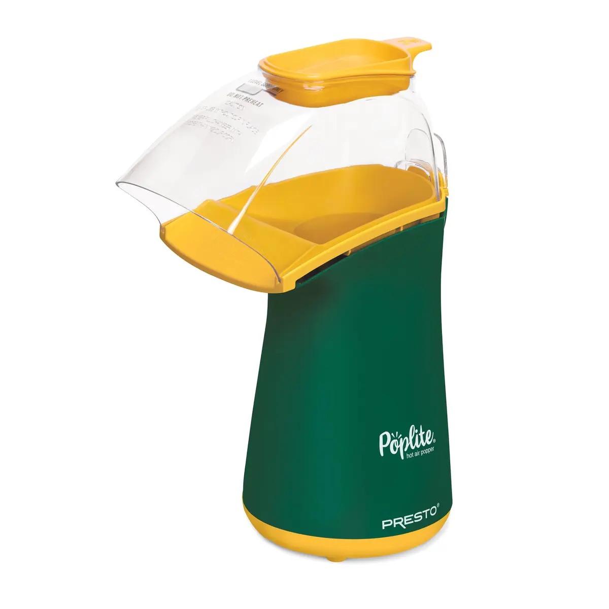Presto Poplite Hot Air Popcorn Popper 18 Cups | Built-In Butter Melter & Measuring Cup - main product image