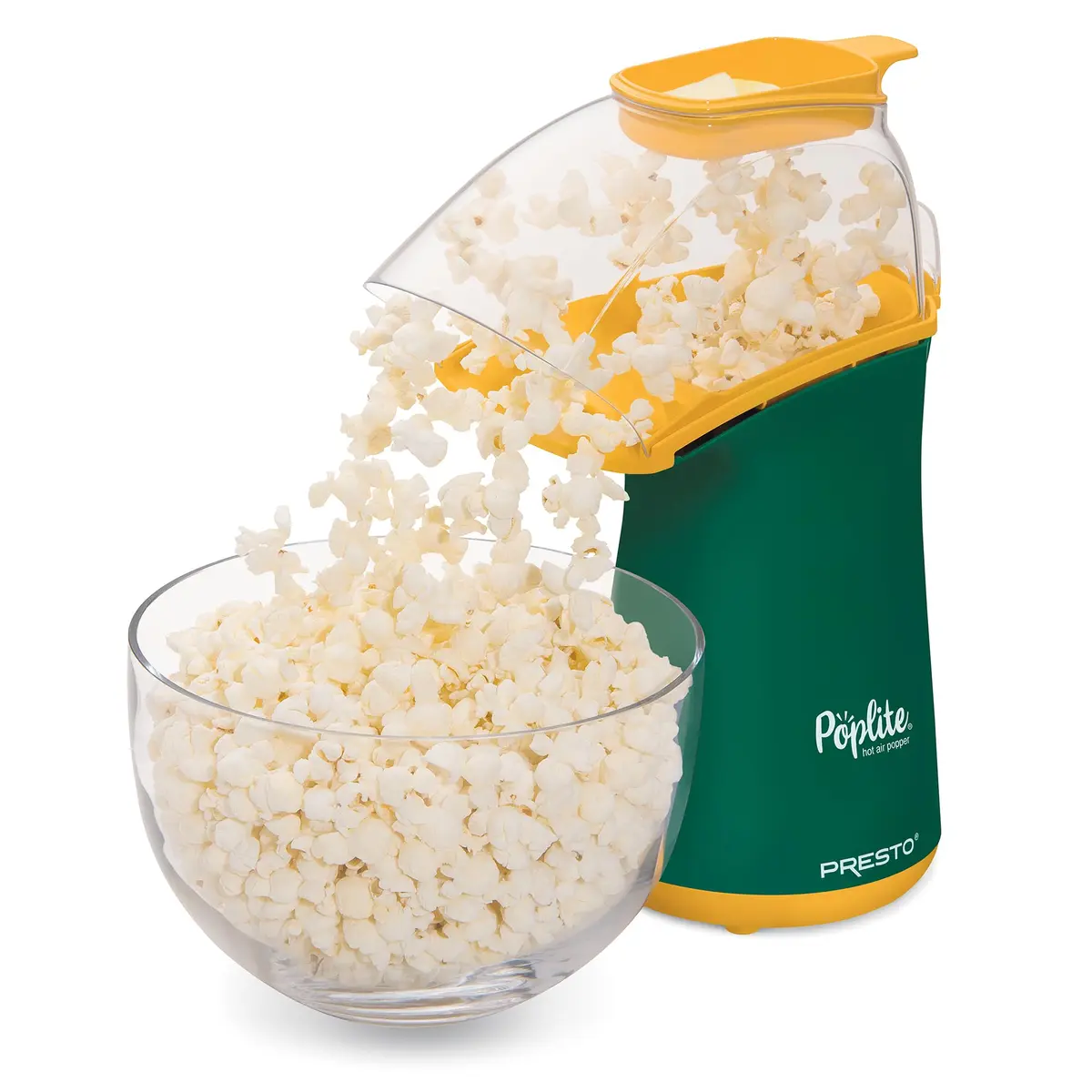 Presto Poplite Hot Air Popcorn Popper 18 Cups | Built-In Butter Melter & Measuring Cup - view 5