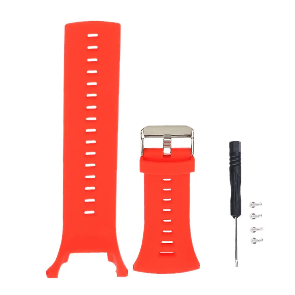 Muovrto Silicone Watch Band for Suunto Ambit 1/2/3 Series 23mm | Sports & Outdoors Replacement Strap - main product image