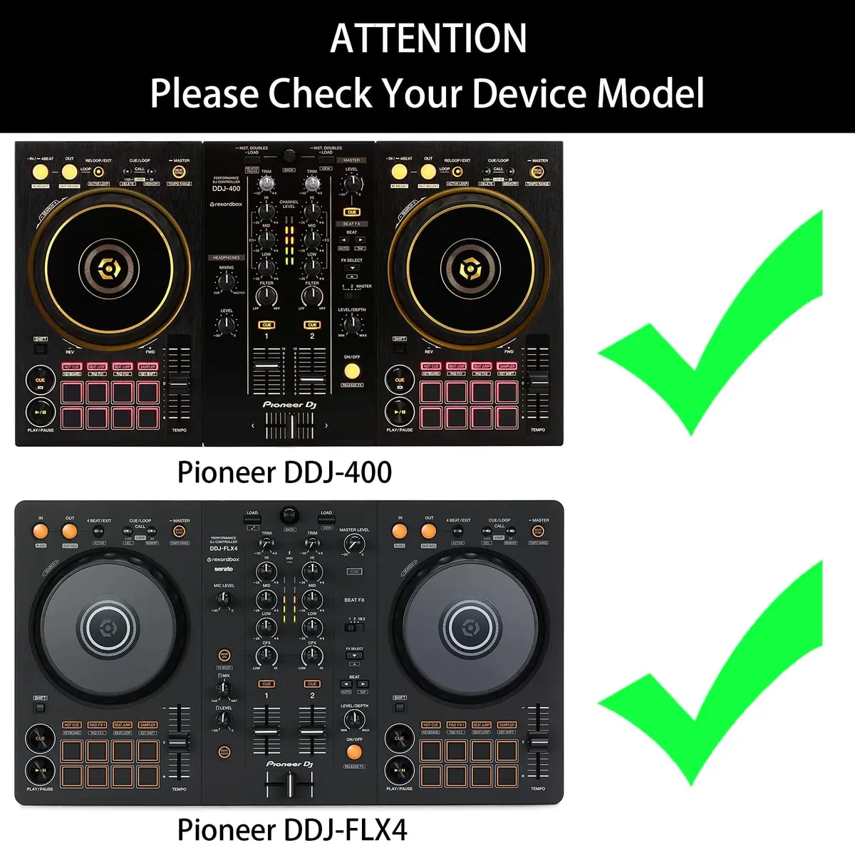khanka Hard Travel Case Replacement for Pioneer PRO DJ (DDJ-FLX4) 2-deck Rekordbox Pioneer Smart DJ Controller | Waterproof, Shockproof, 20.47x11.8x3.3 in - view 6