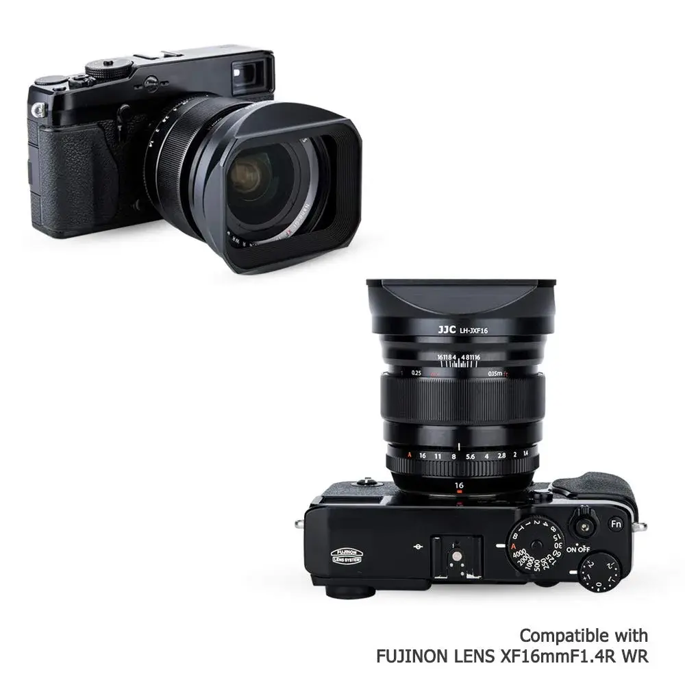 JJC Metal Lens Hood for Fuji XF 16mm F1.4 R WR Lens | Bayonet Mount, Blocks Stray Light - view 5