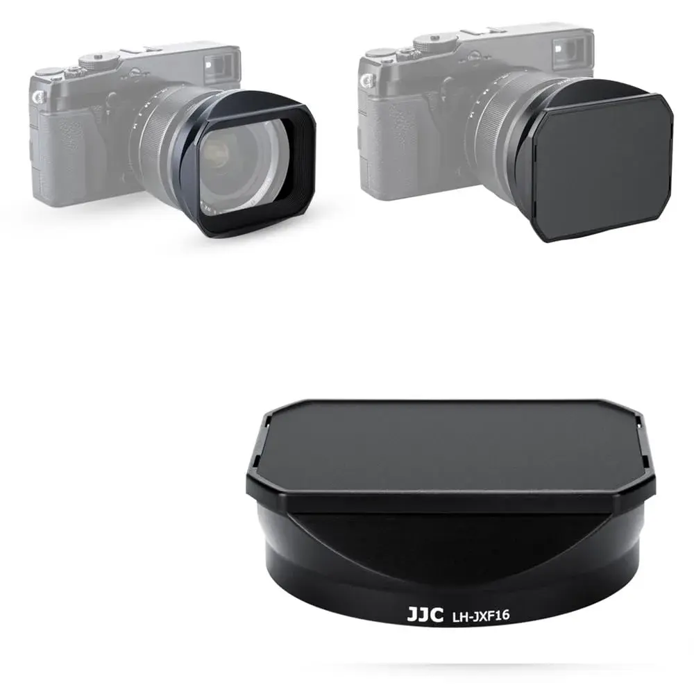 JJC Metal Lens Hood for Fuji XF 16mm F1.4 R WR Lens | Bayonet Mount, Blocks Stray Light - view 2