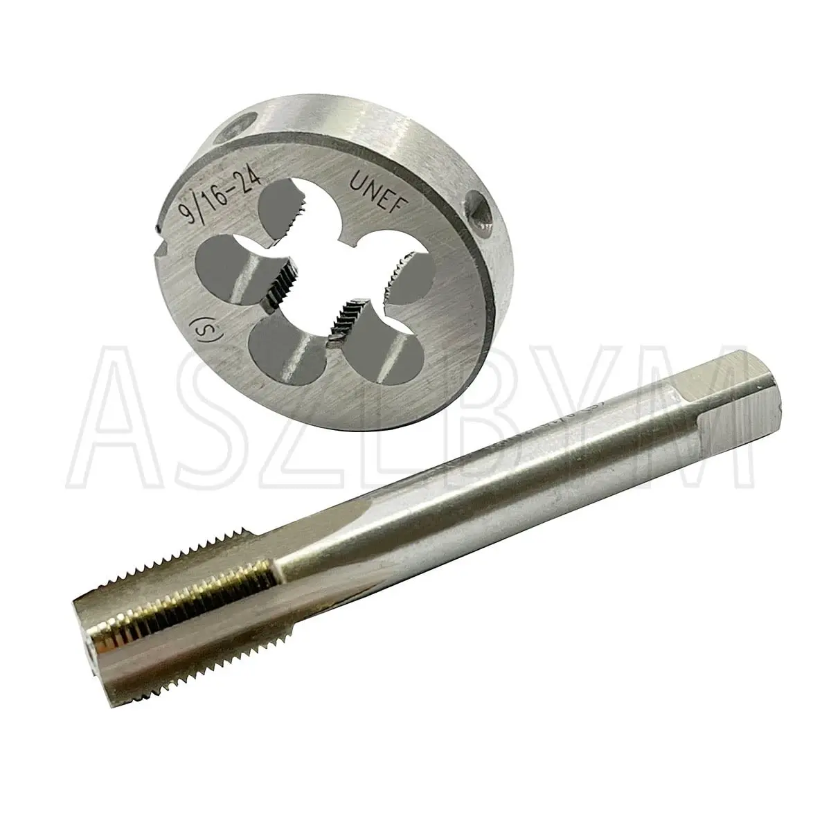 ASZLBYM 9/16-24" Tap And Die Set | UNEF HSS Threading Tools for Precision (70-120 chars) - view 4