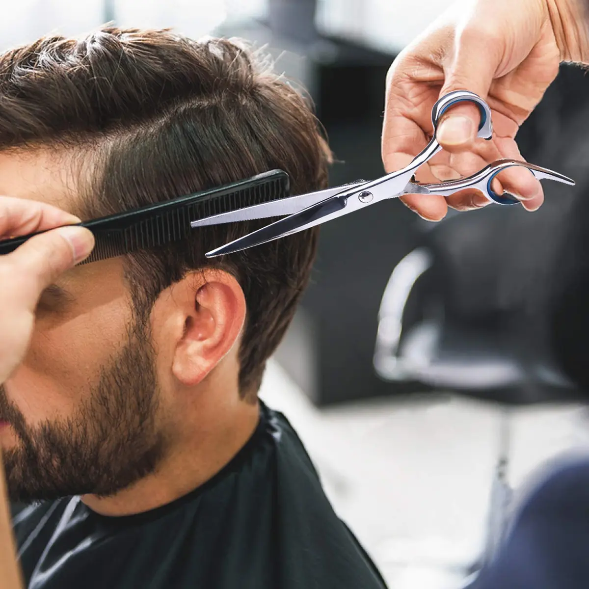 Himart Hair Trimming Kit 7 Piece Set | Professional Hair Cutting & Thinning Shears for Men Women - view 6