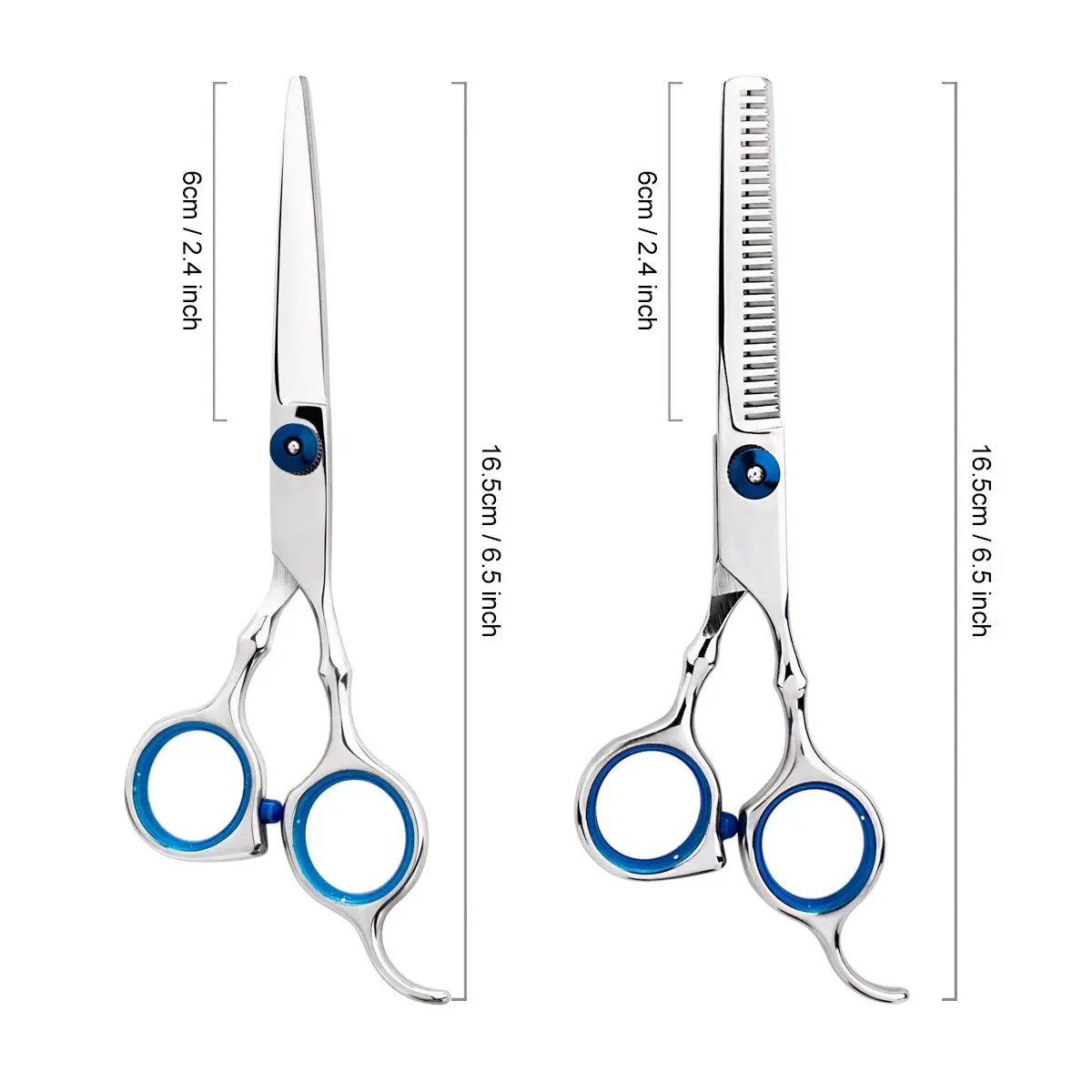 Himart Hair Trimming Kit 7 Piece Set | Professional Hair Cutting & Thinning Shears for Men Women - view 3