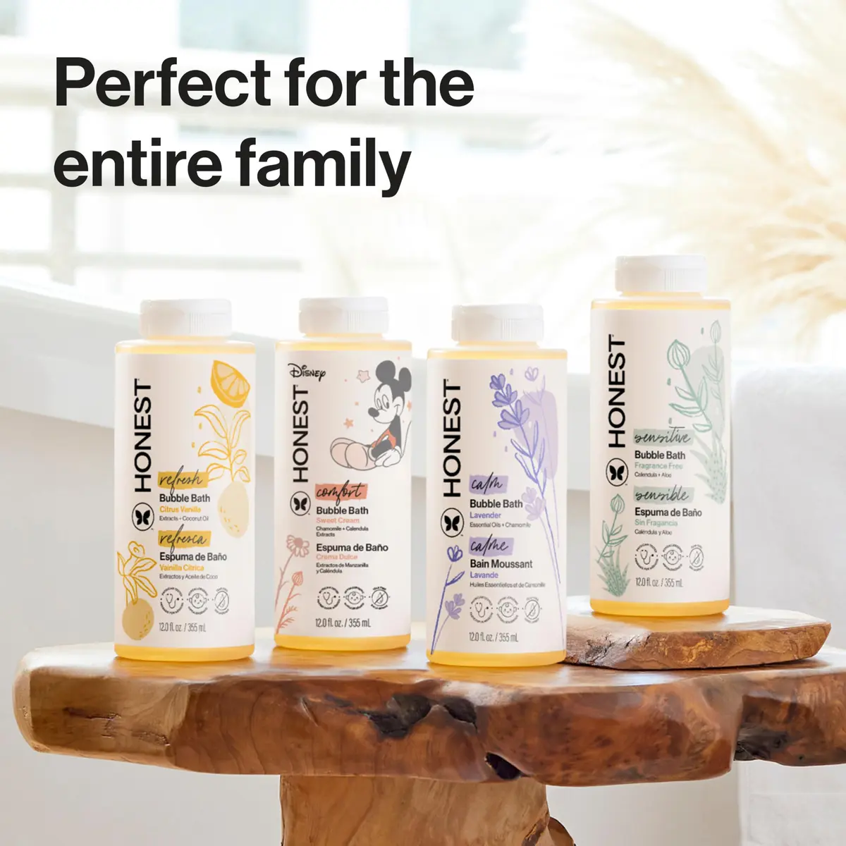 The Honest Company Fragrance-Free Bubble Bath 219ml (7.4 Fl Oz) | Hypoallergenic & Tear-Free for Sensitive Skin - view 9