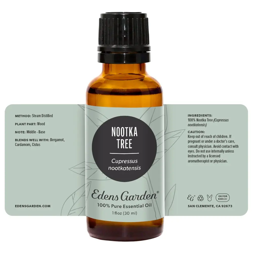 Edens Garden Nootka Tree Essential Oil 30 ml | Pure, Woody Aroma for Relaxation & Diffuser Use - view 8