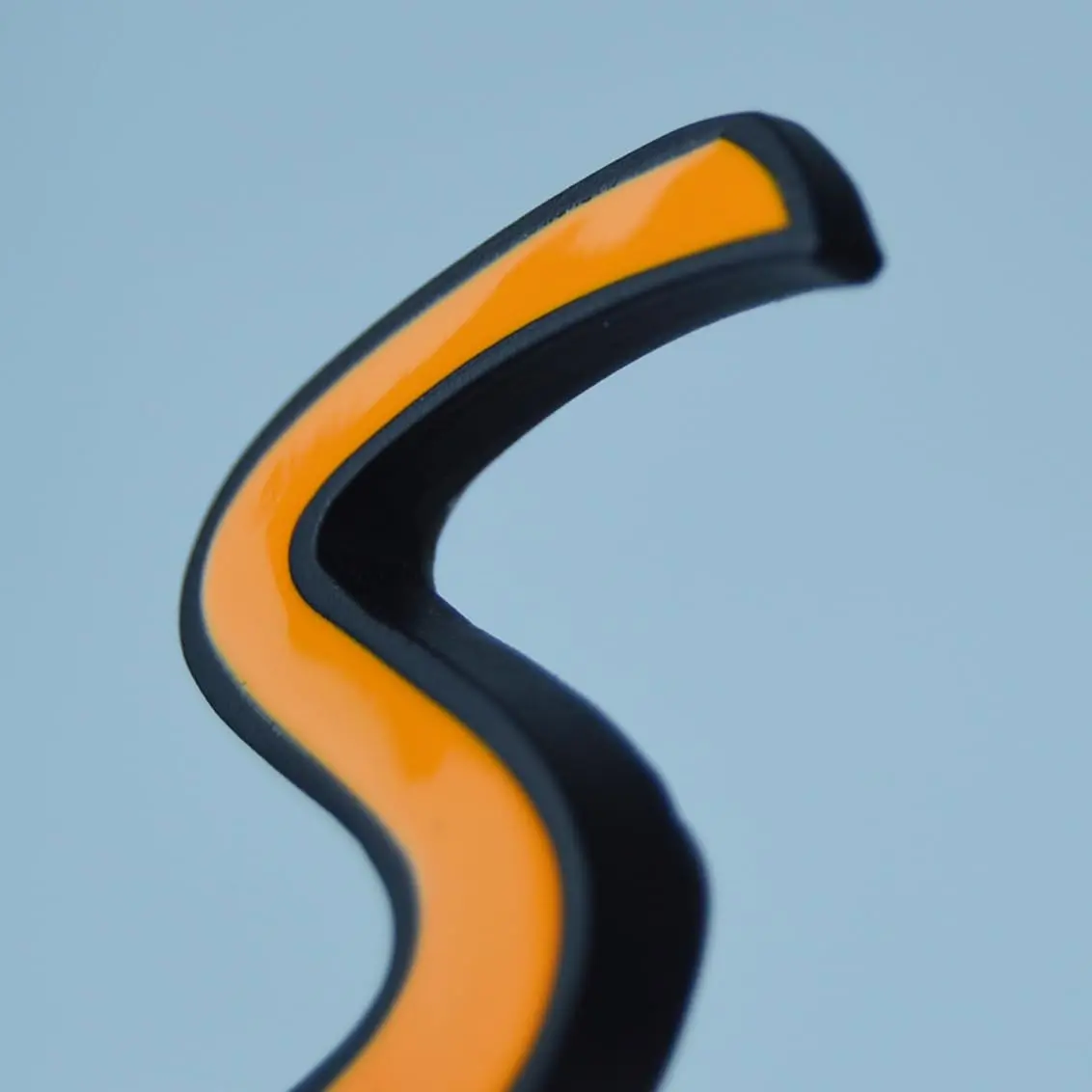 Zorratin Vehicle Emblem 3D Metal Orange with Self-Adhesive | Weatherproof & Fade-Resistant - view 4
