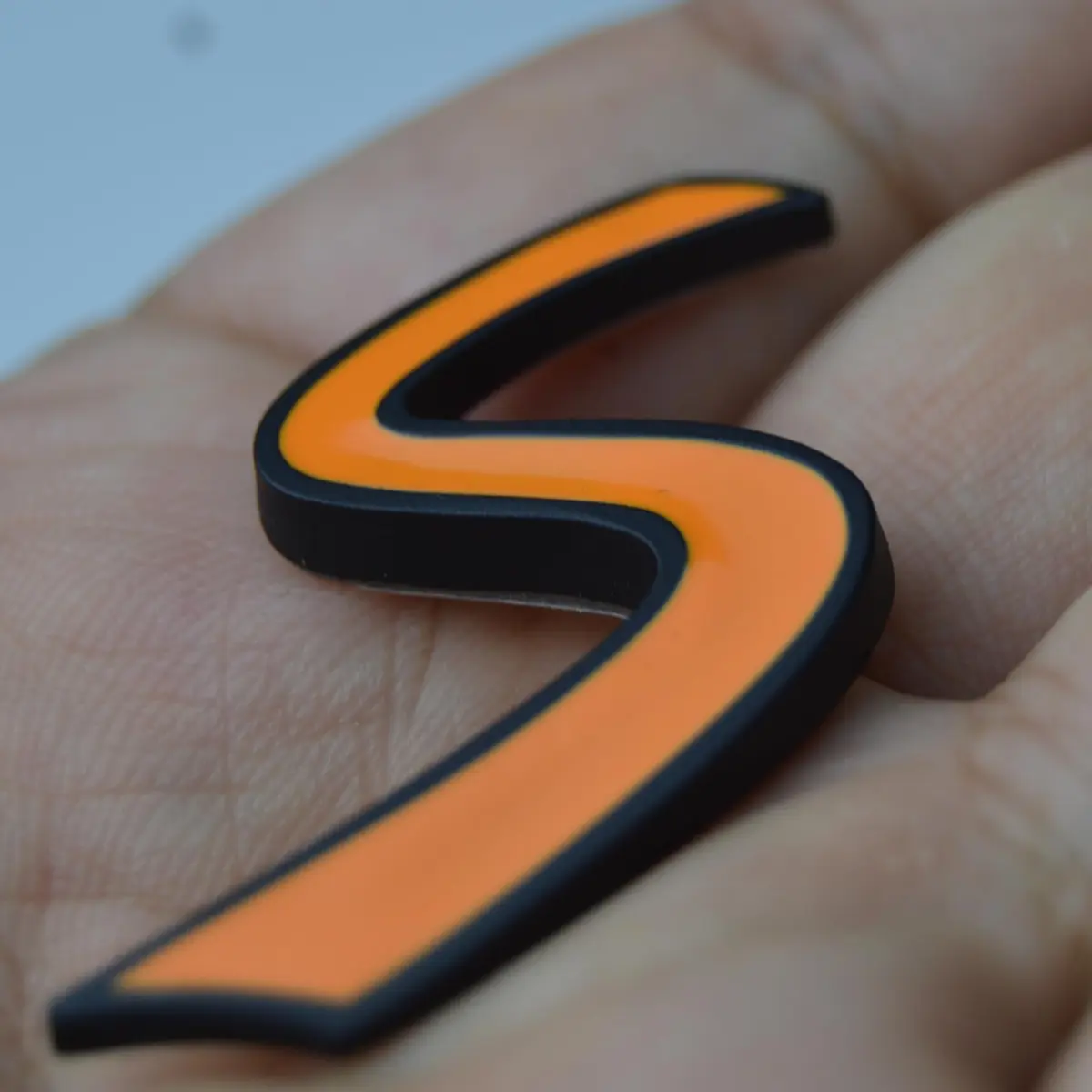 Zorratin Vehicle Emblem 3D Metal Orange with Self-Adhesive | Weatherproof & Fade-Resistant - view 2