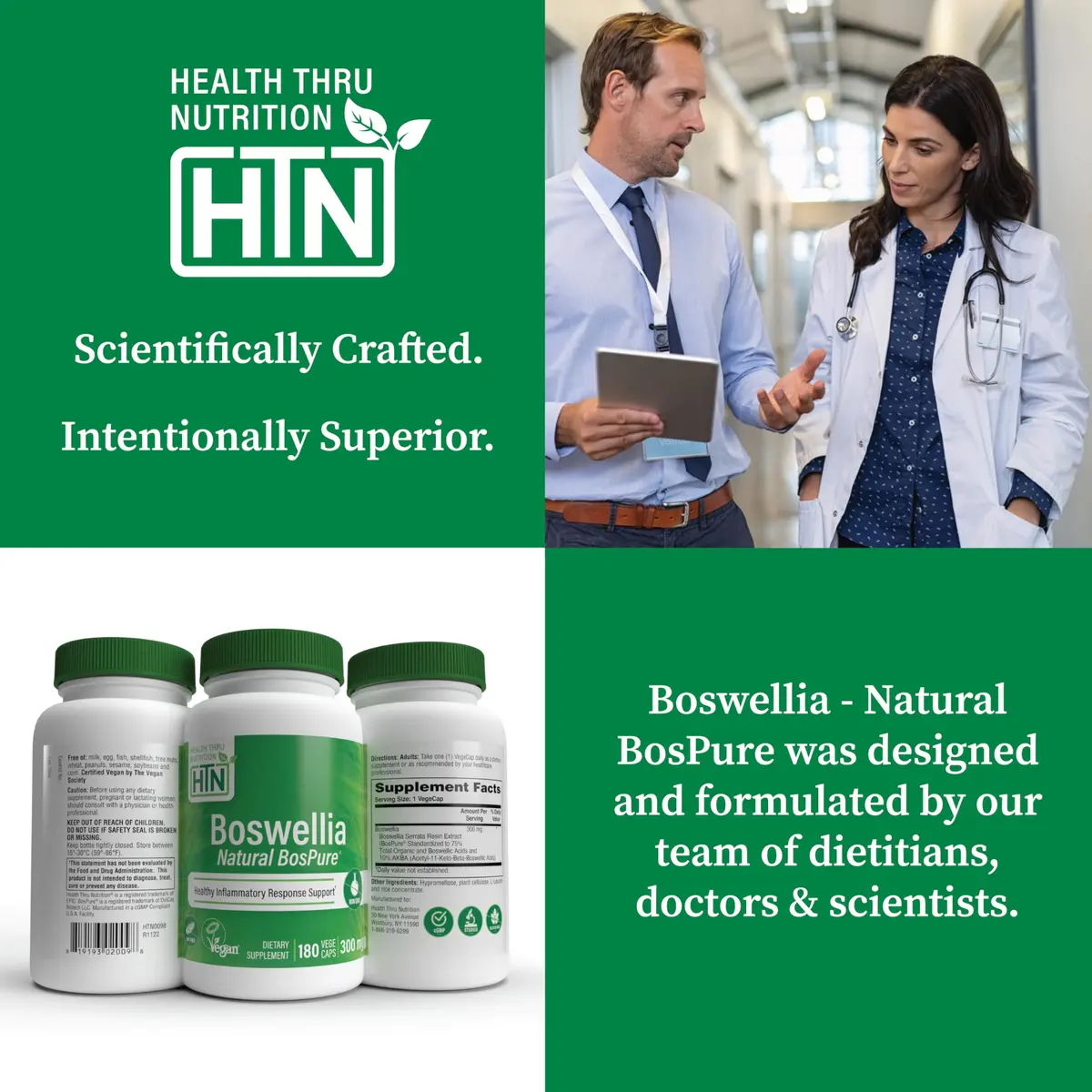 Health Thru Nutrition Boswellia 300mg 180 Capsules | Inflammation Support & Joint Health - view 5