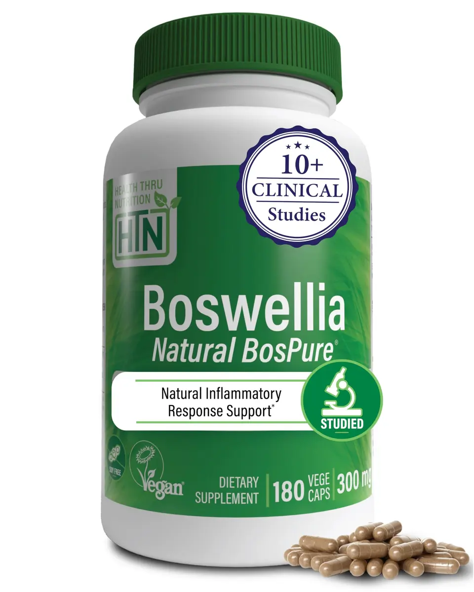 Health Thru Nutrition Boswellia 300mg 180 Capsules | Inflammation Support & Joint Health - main product image