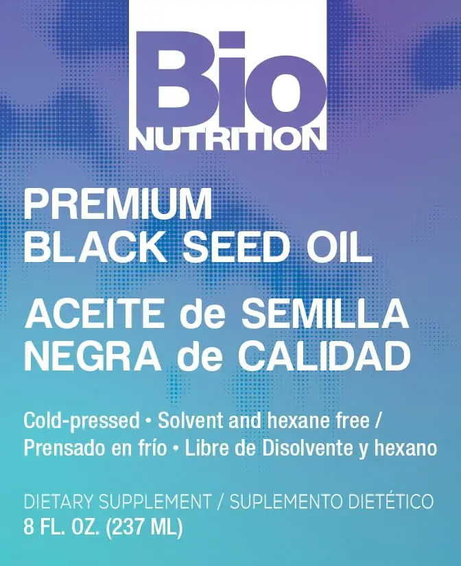 Bio Nutrition Black Seed Oil 8 Fl Oz | Pure Cold-Pressed Nigella sativa for Wellness - view 2