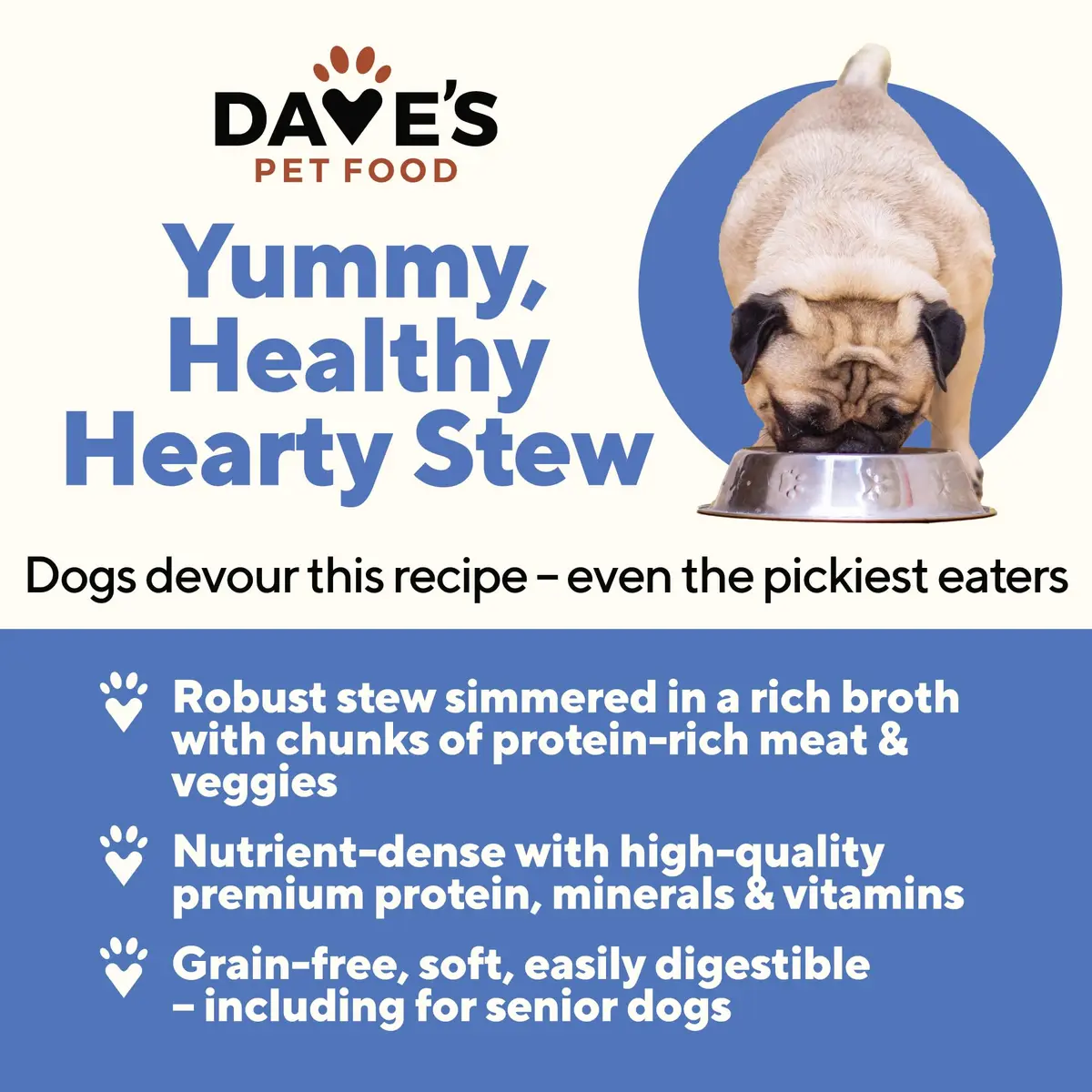 Dave's Pet Food Grain Free Dog Food, Chicken & Vegetable Gravy, 13.2oz | All Natural, Grain-Free Nutrition for Dogs - view 2