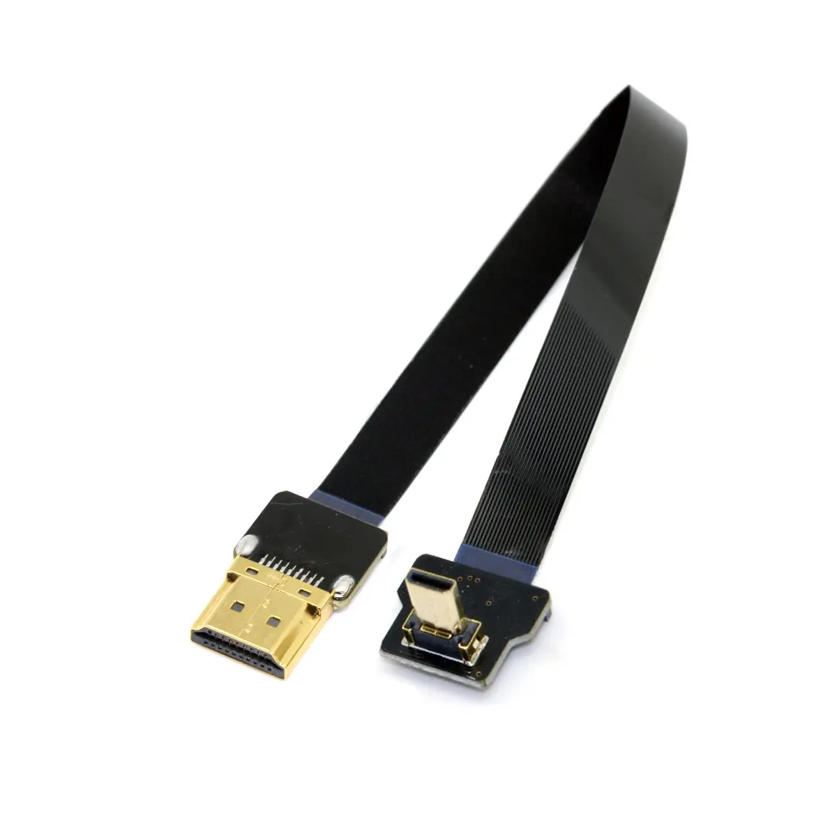 JSER CYFPV 90 Degree Up Angled Micro HDMI to HDMI Flat Cable 50cm | FPV Aerial Photography - view 14
