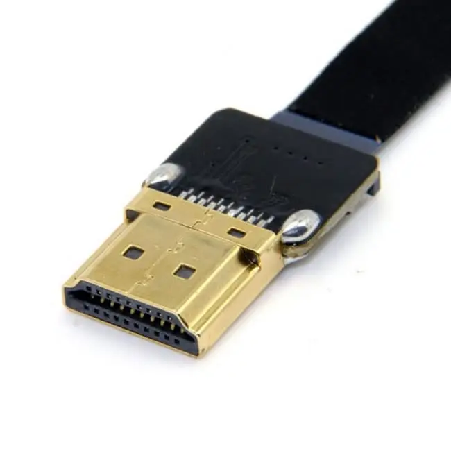 JSER CYFPV 90 Degree Up Angled Micro HDMI to HDMI Flat Cable 50cm | FPV Aerial Photography - view 7