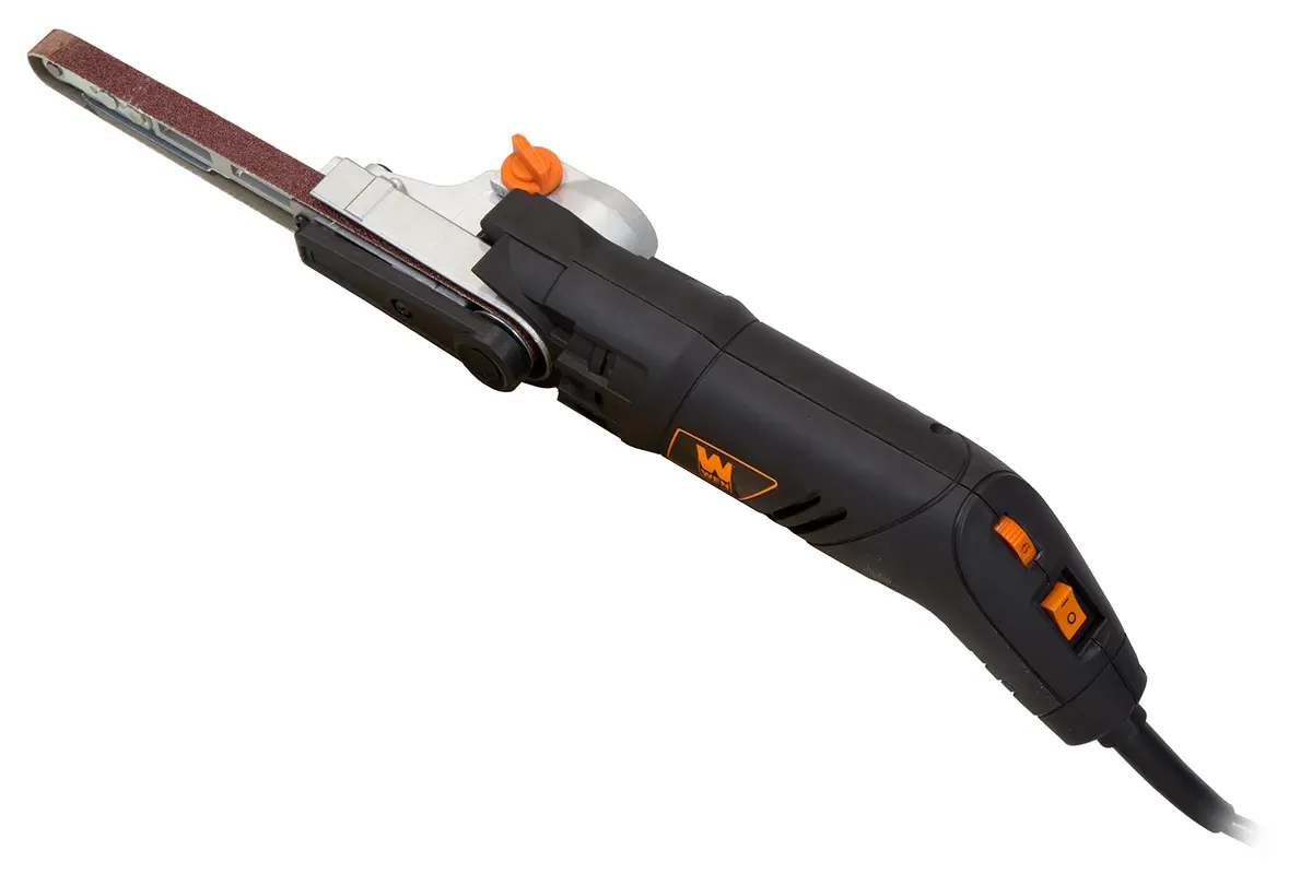 WEN 6307 Variable Speed Detailing File Sander with 1/2-by-18" Belt, 1080-1800 FPM | Auto-Tracking for Tight Spaces - view 5