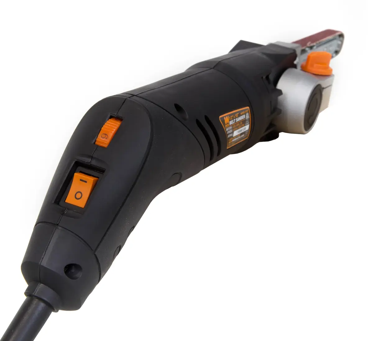 WEN 6307 Variable Speed Detailing File Sander with 1/2-by-18" Belt, 1080-1800 FPM | Auto-Tracking for Tight Spaces - view 7