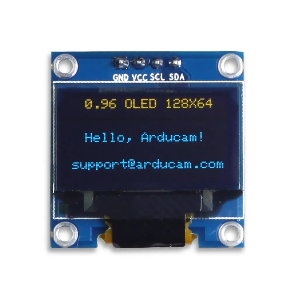 UCTRONICS 0.96 Inch OLED Module 128x64 Yellow Blue | Self-Luminous Display for Arduino & Raspberry Pi - main product image